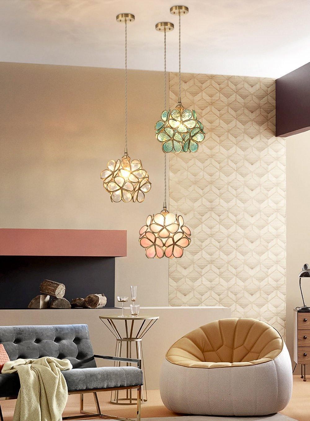 Glass Petal Pendant Light - Lumpaz