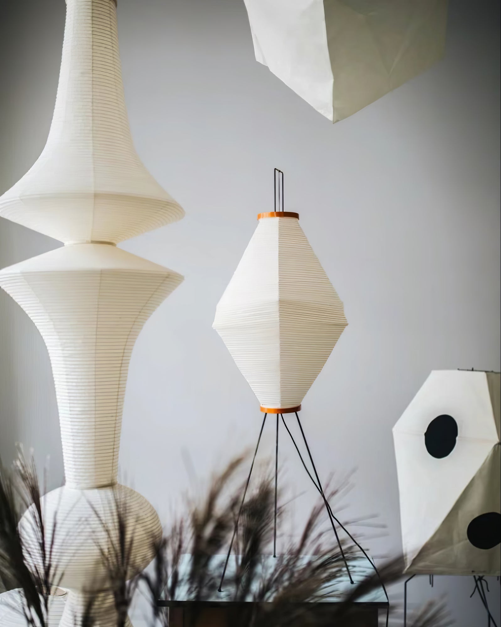 Washi Paper E Pendant Light - Lumpaz