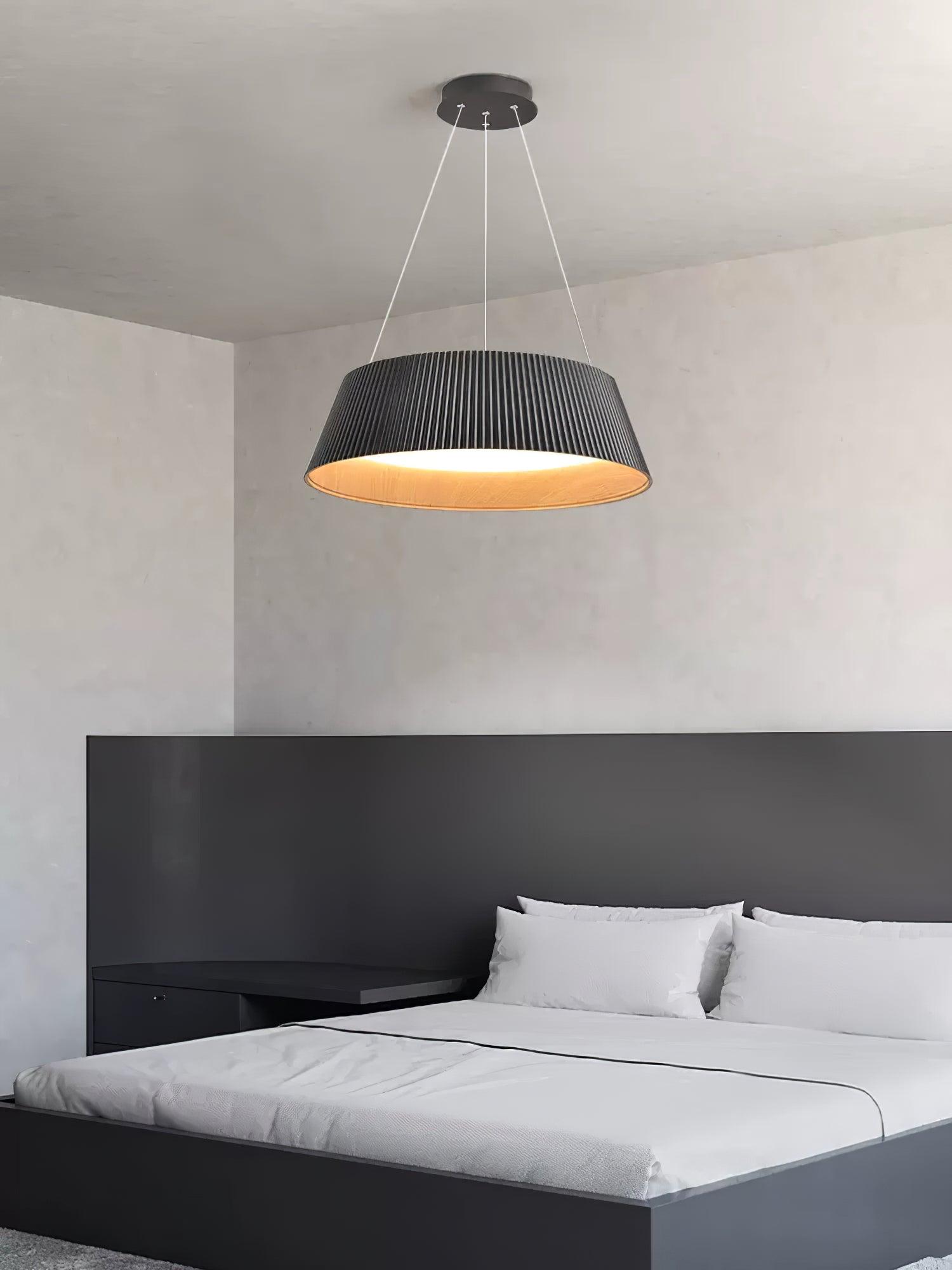 Modern Ribbed Pendant Light - Lumpaz