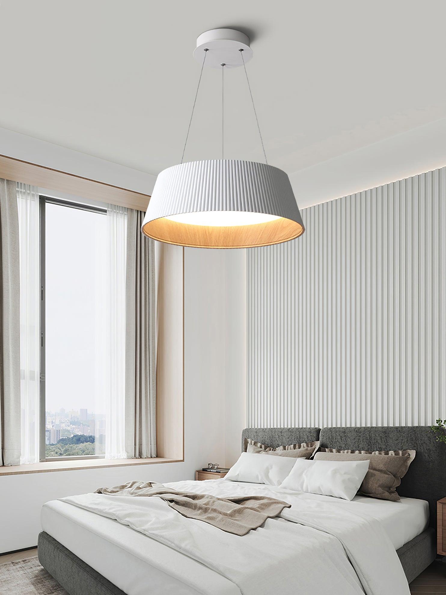 Modern Ribbed Pendant Light - Lumpaz