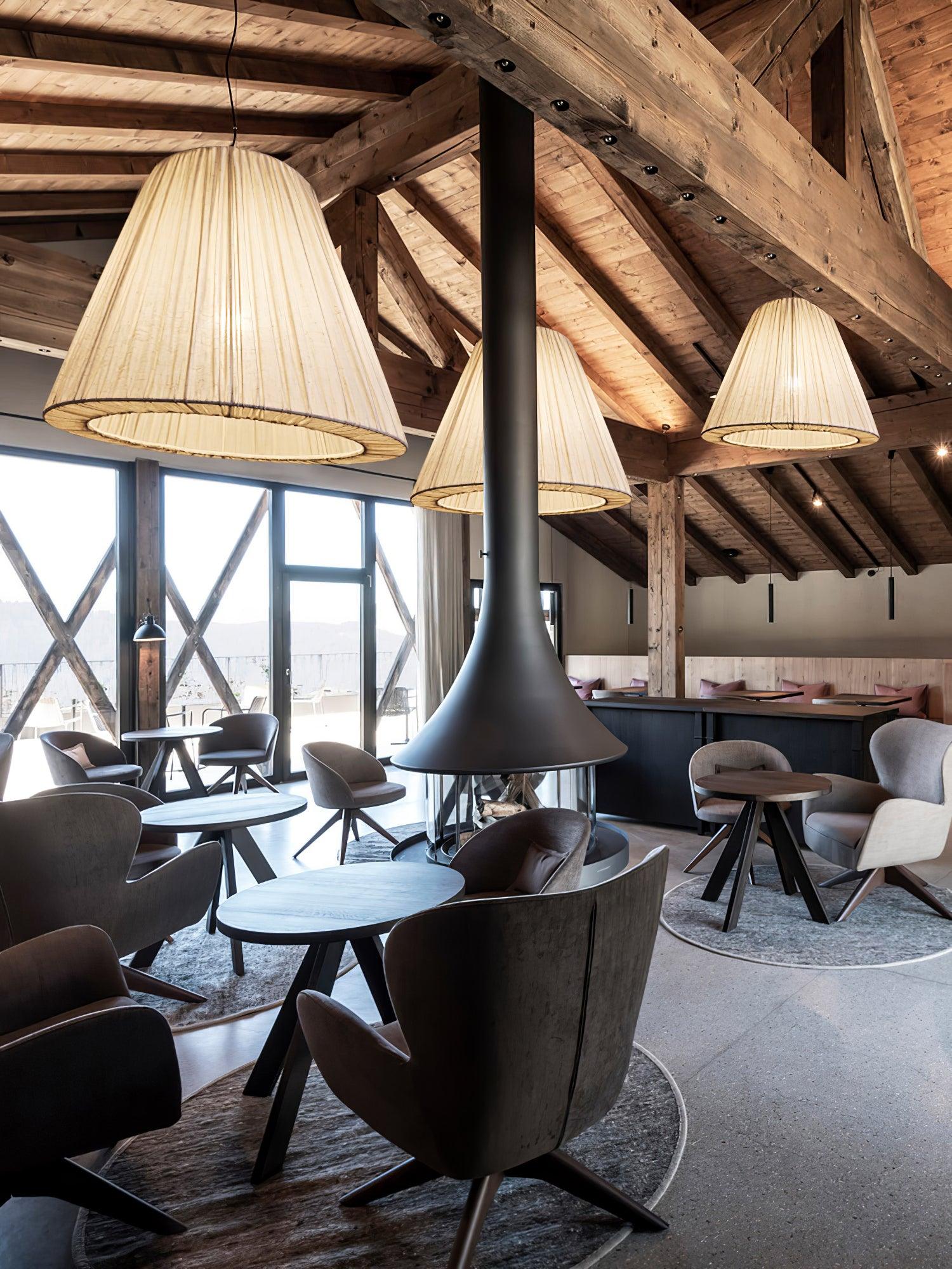 Textile Taper Pendant Lamp - Lumpaz