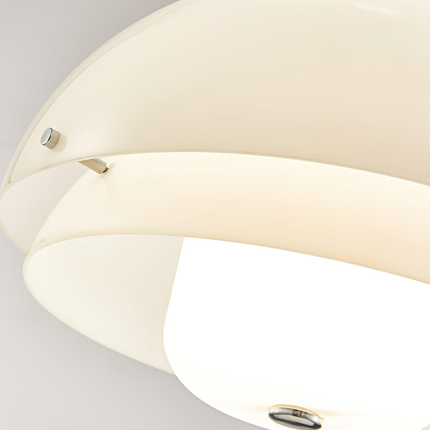Milk White Layer Pendant Lamp - Lumpaz