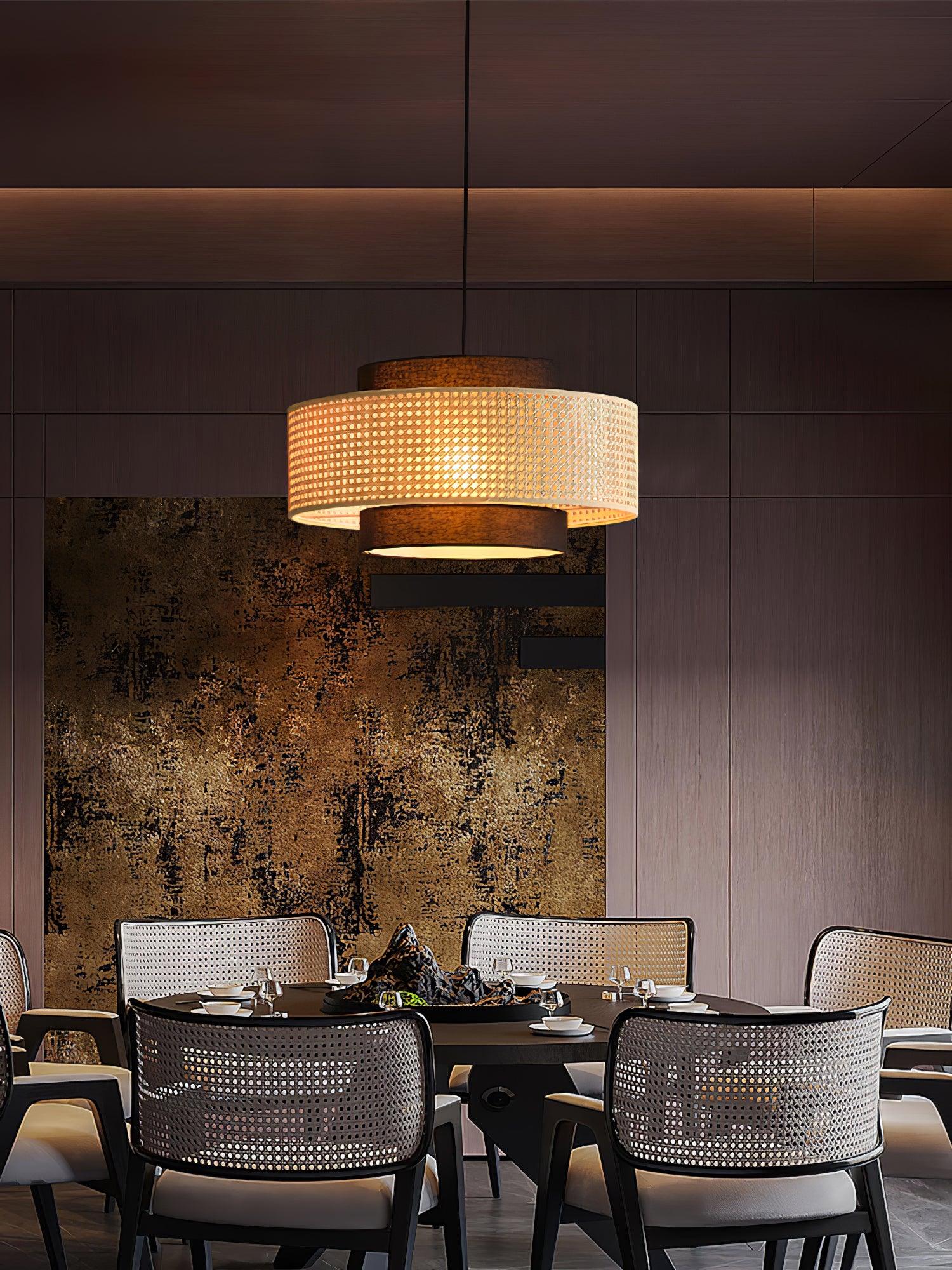 Drum Shade Pendant Light - Lumpaz