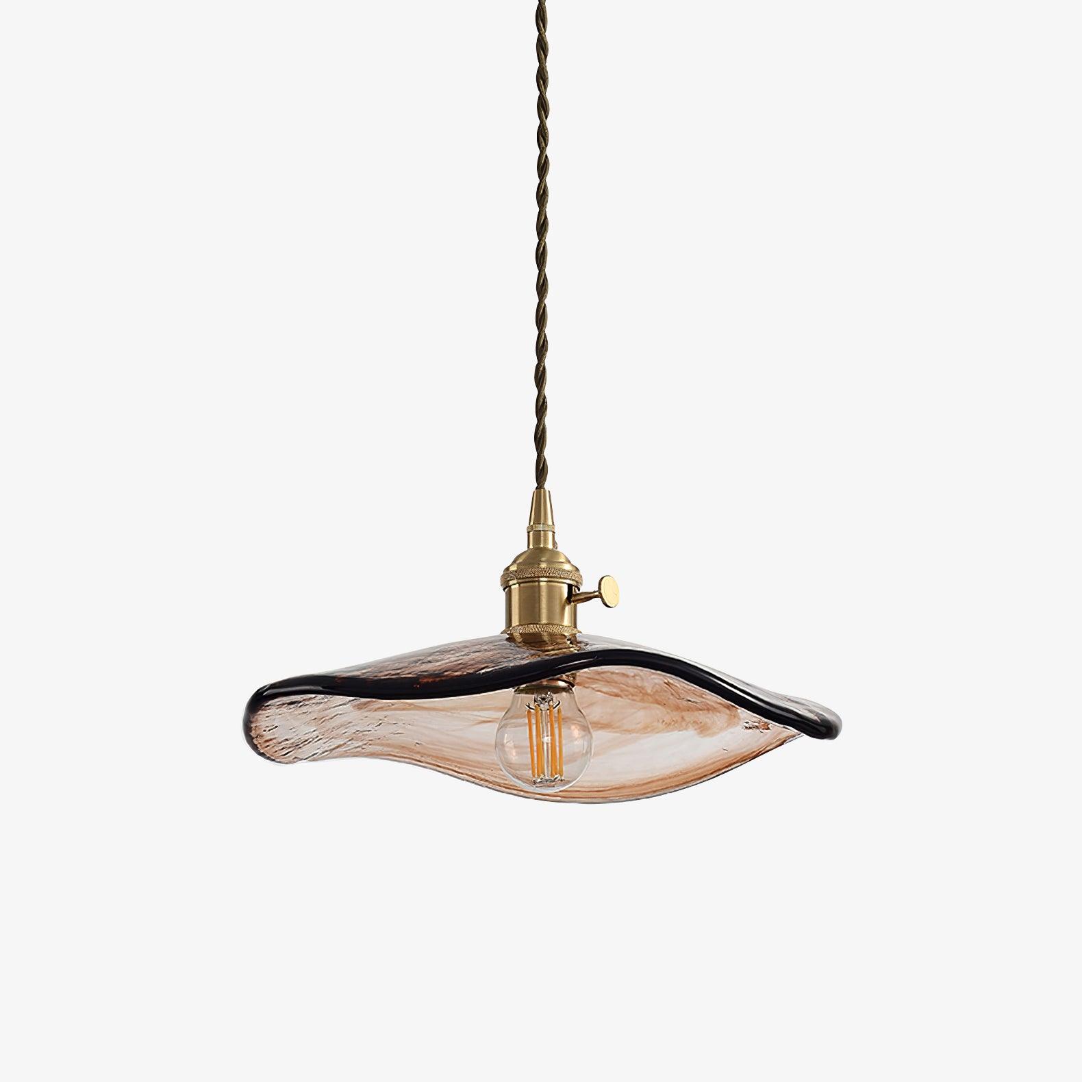 Flower Petal Glass Pendant Light - Lumpaz