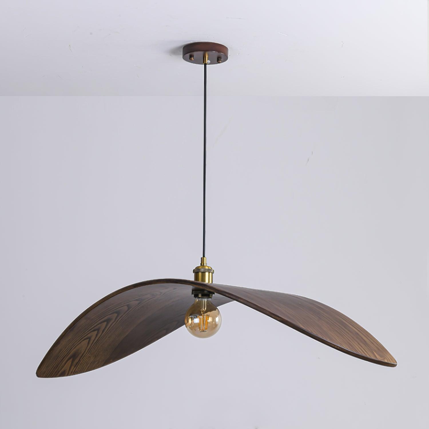 Curve Wooden Pendant Lamp - Lumpaz