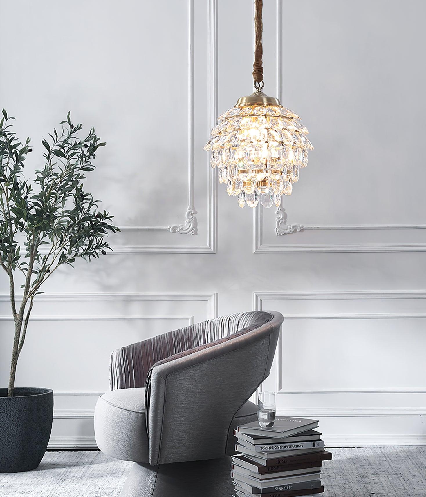Roxanne Crystal Pendant Light - Lumpaz