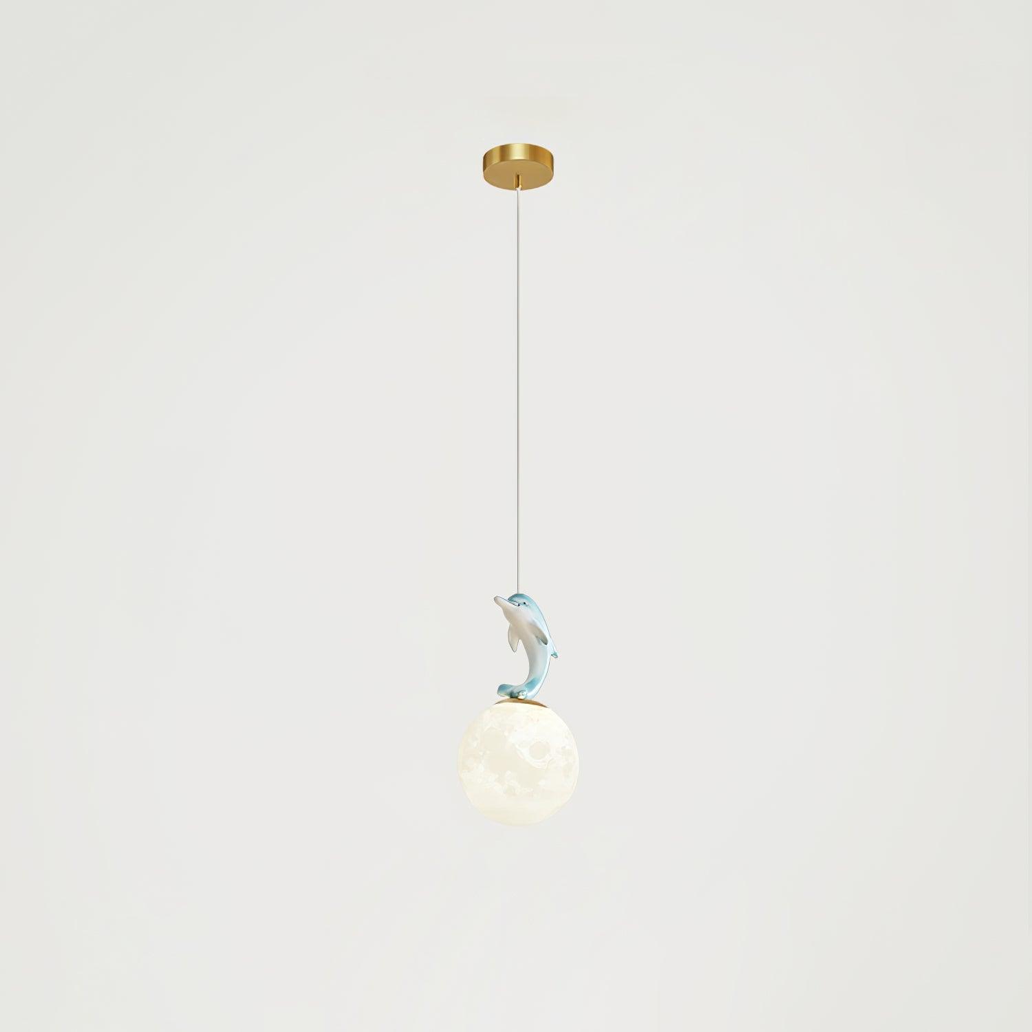 Animal And Moon Pendant Light - Lumpaz