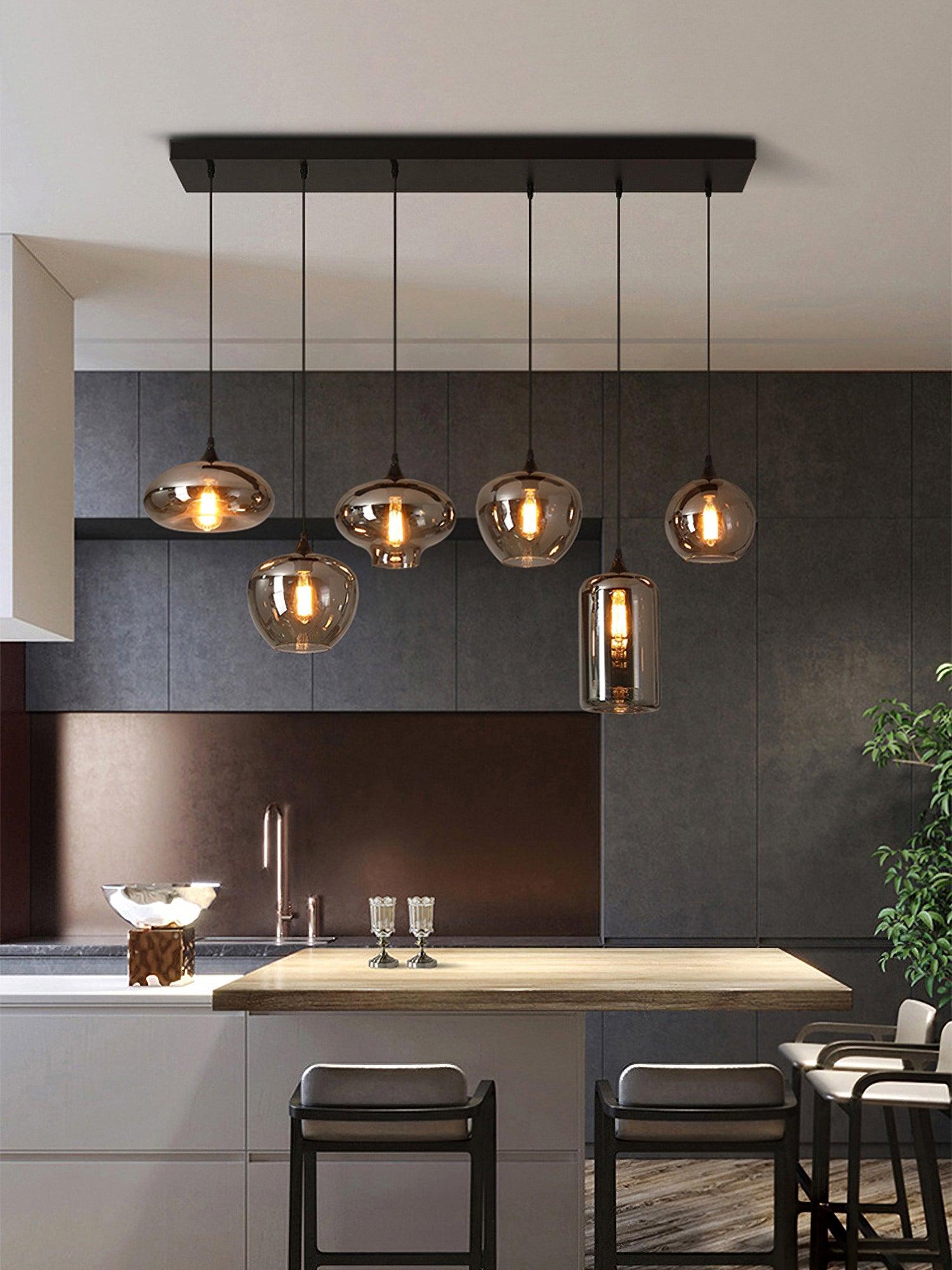 Bottle Glass Pendant Light - Lumpaz