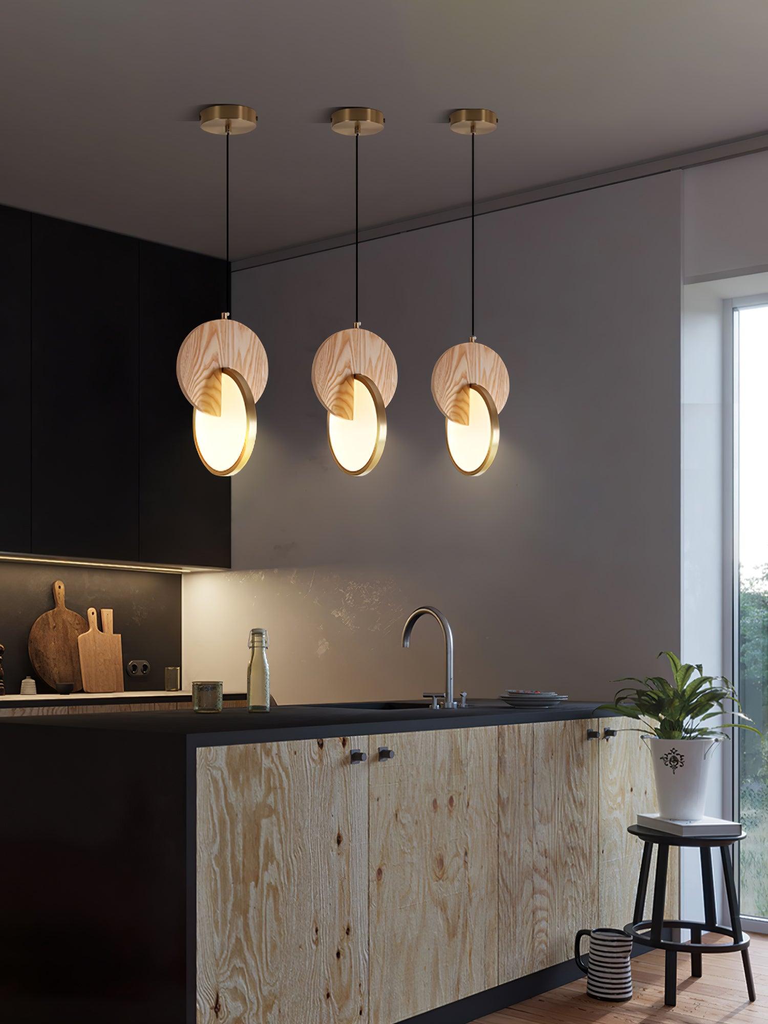 Double Disk Pendant Lamp - Lumpaz