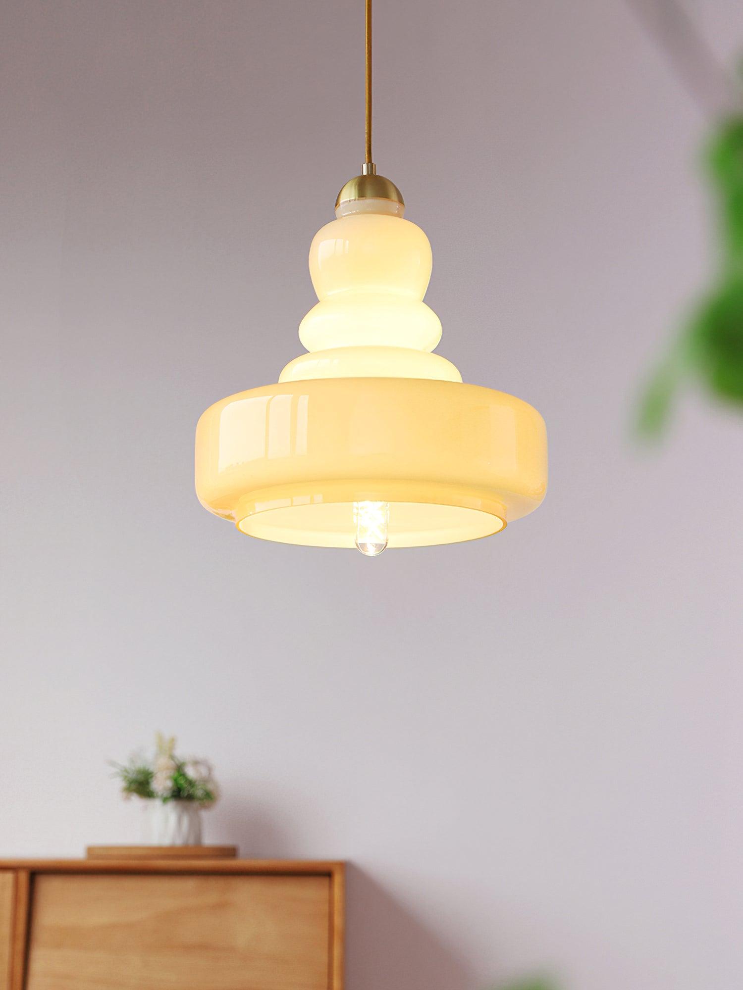 Schoolhouse Glass Pendant Light - Lumpaz