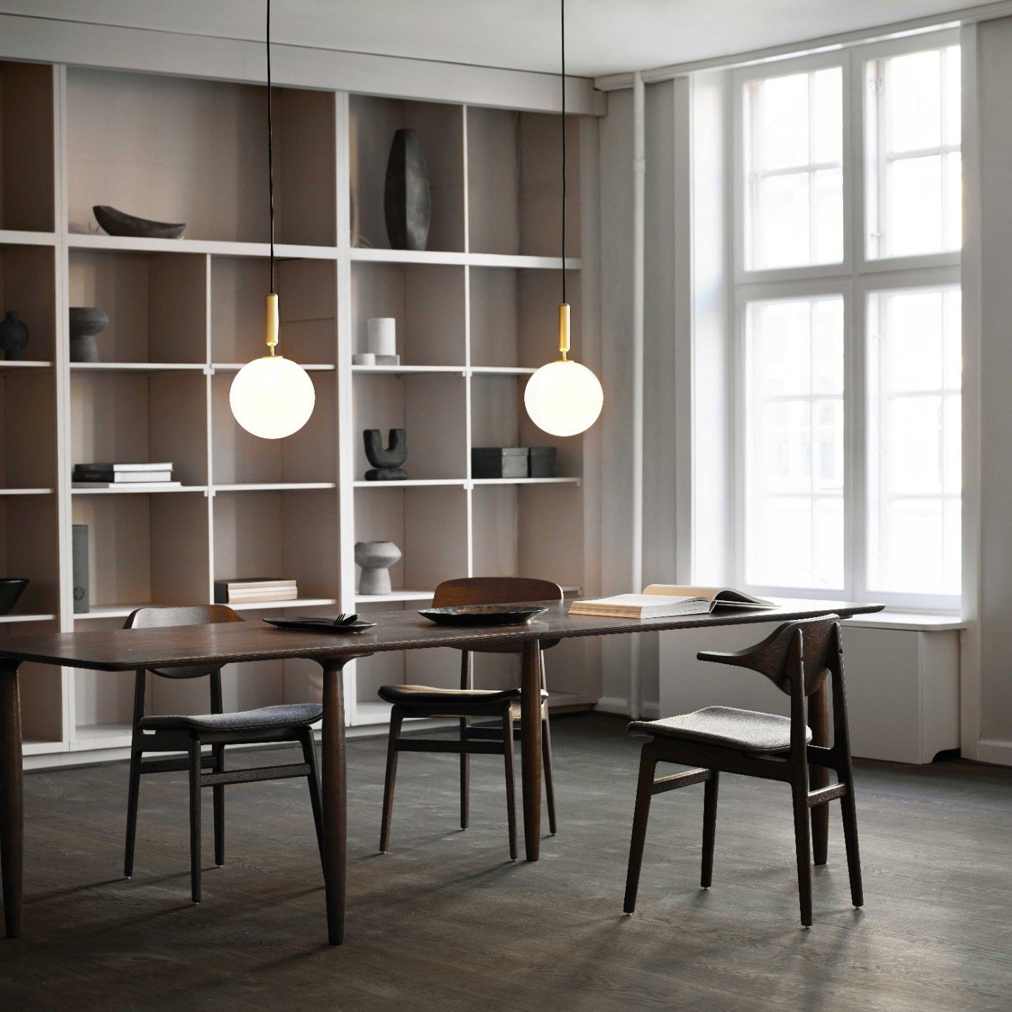 Miira Brass Pendant Light - Lumpaz