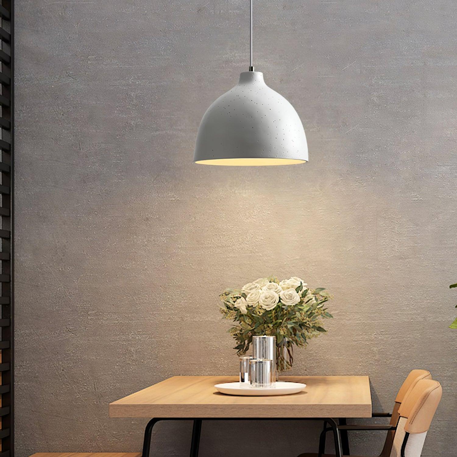 Resin Bowl Pendant Lamp - Lumpaz