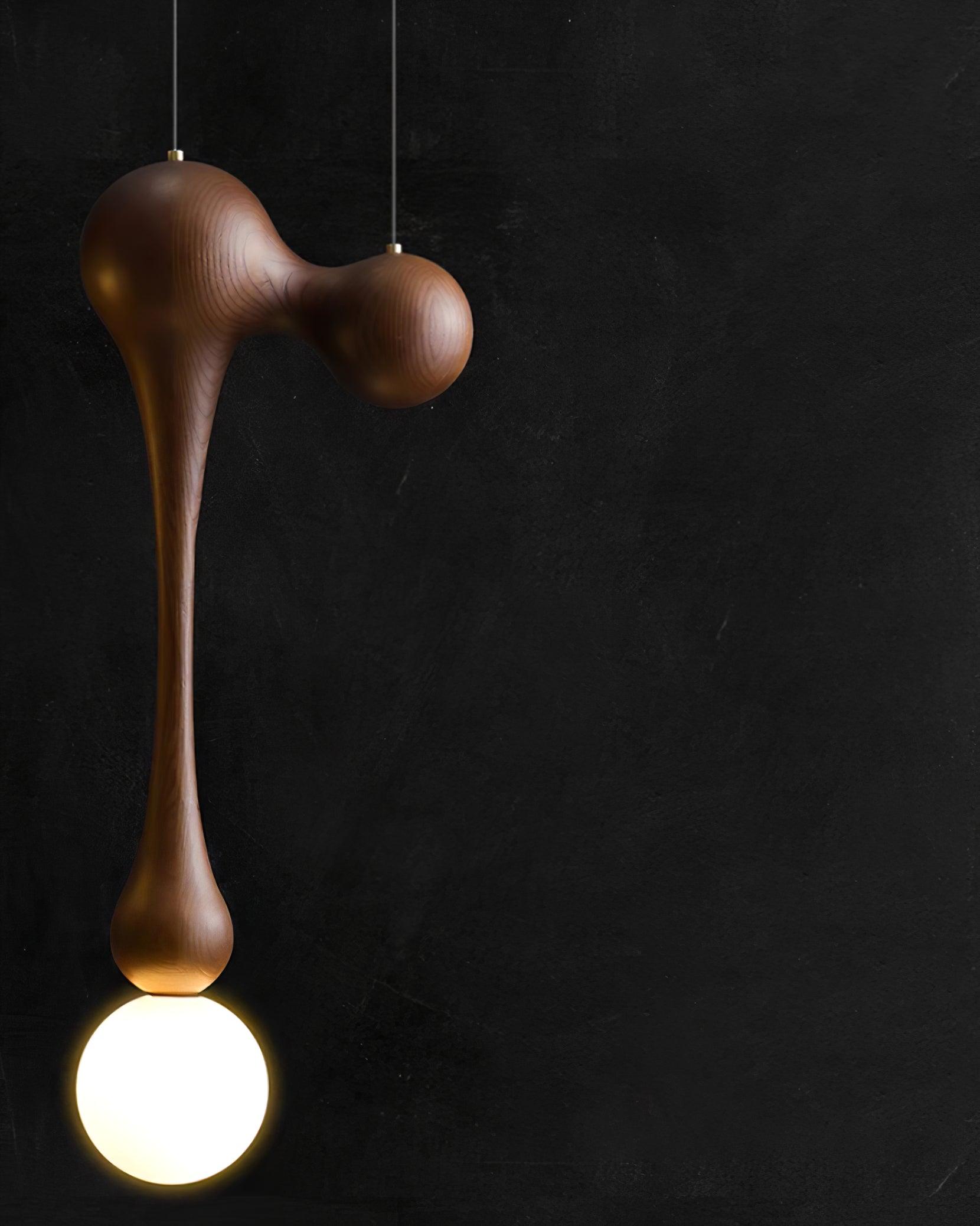 Jenna Wooden Pendant Lamp - Lumpaz