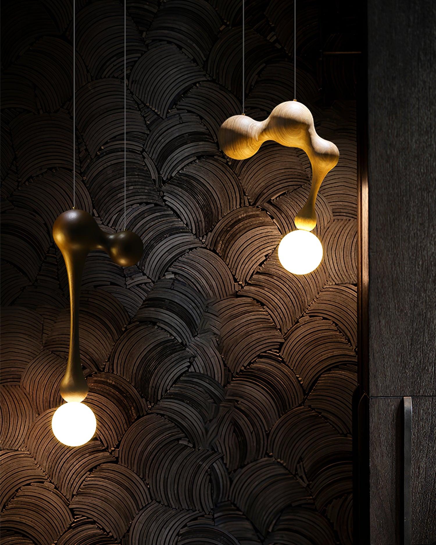Jenna Wooden Pendant Lamp - Lumpaz