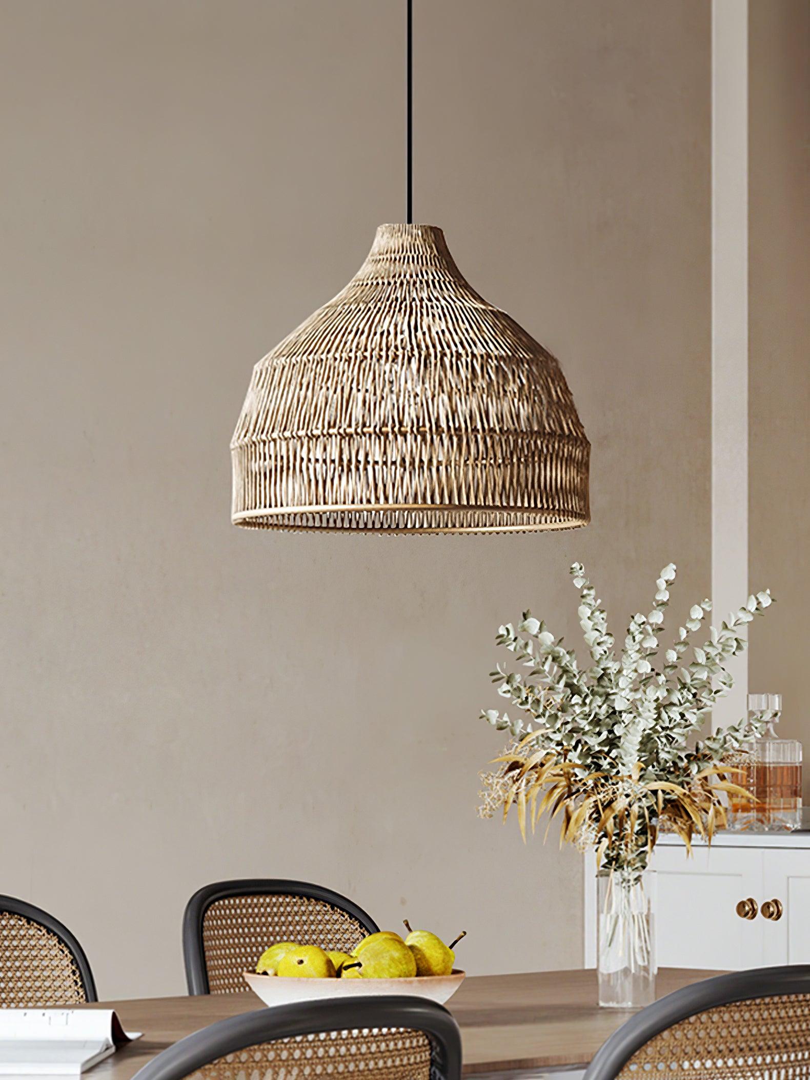 Hues Wicker Pendant Lamp - Lumpaz