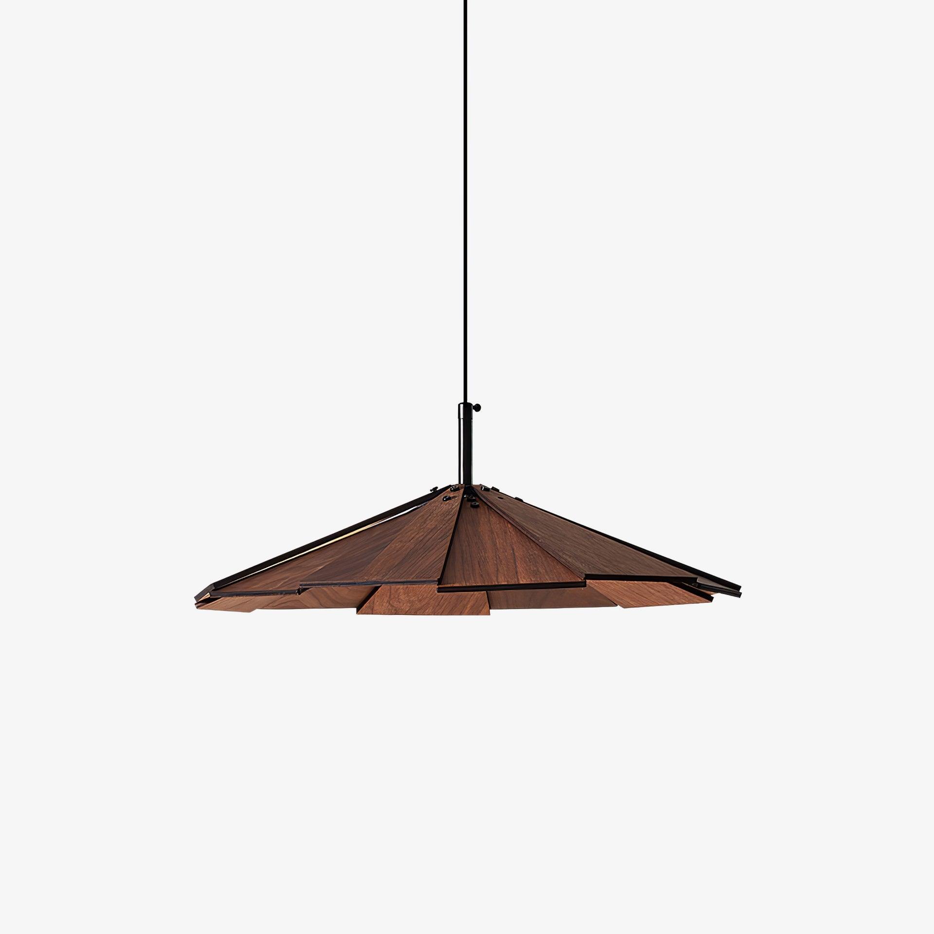 Umbrella Wooden Pendant Light - Lumpaz