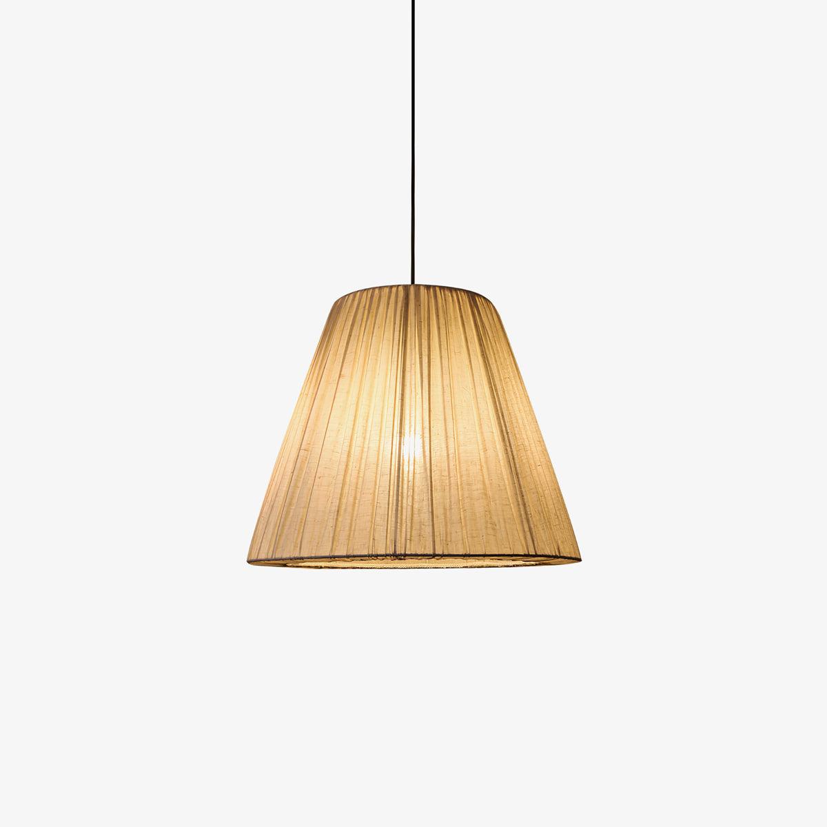 Textile Taper Pendant Lamp - Lumpaz