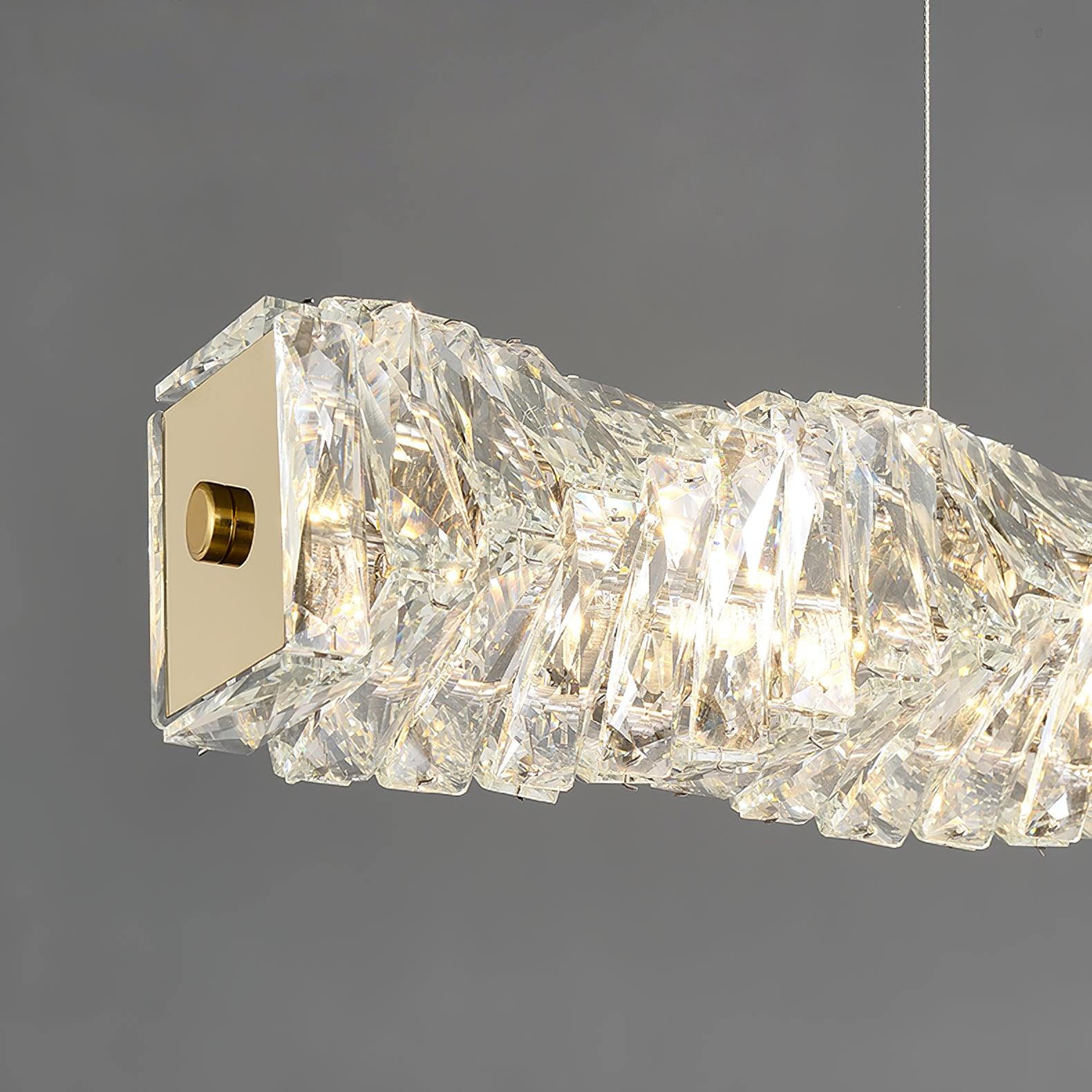 Long Crystal Pendant Lamp - Lumpaz