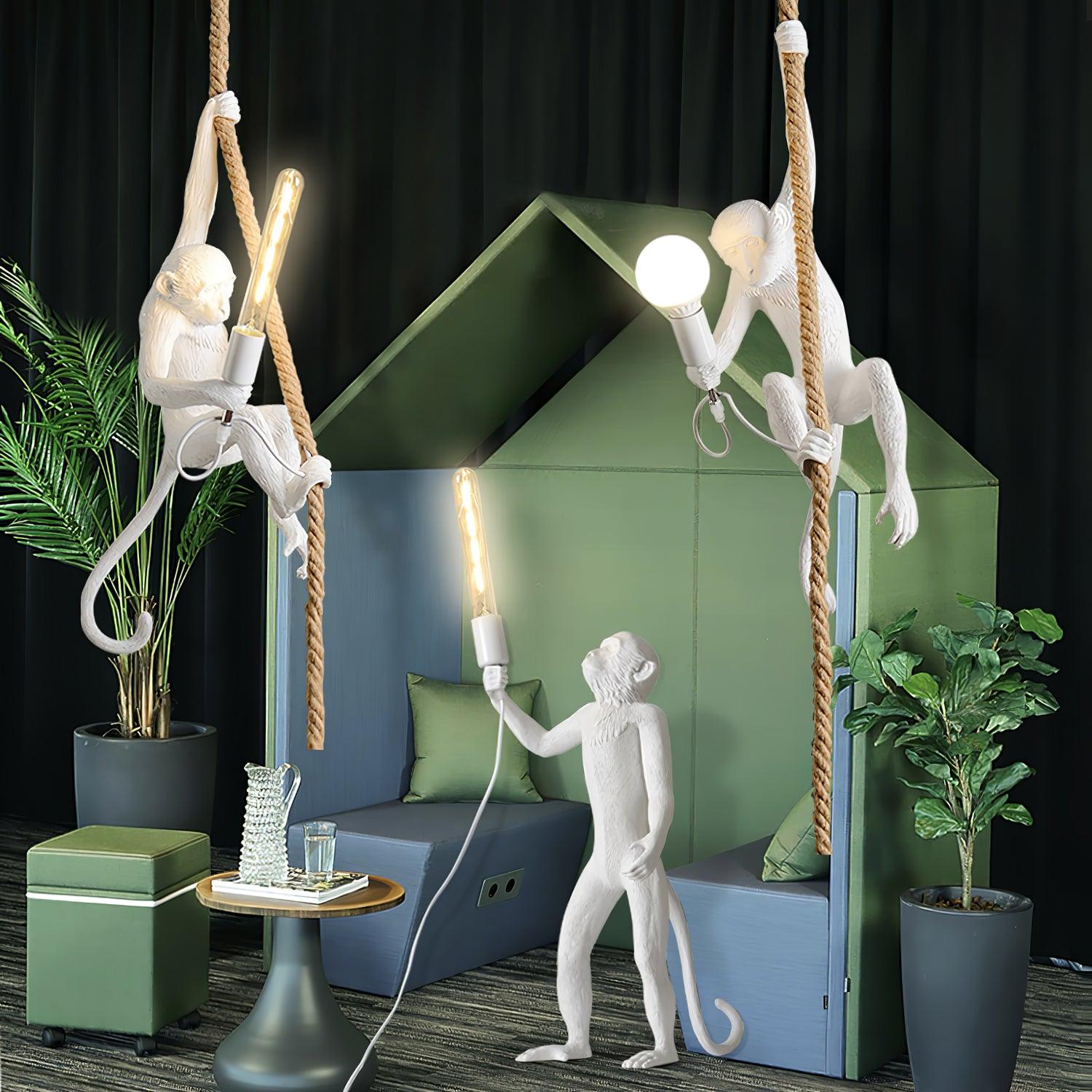 Monkey Pendant Lamp - Lumpaz