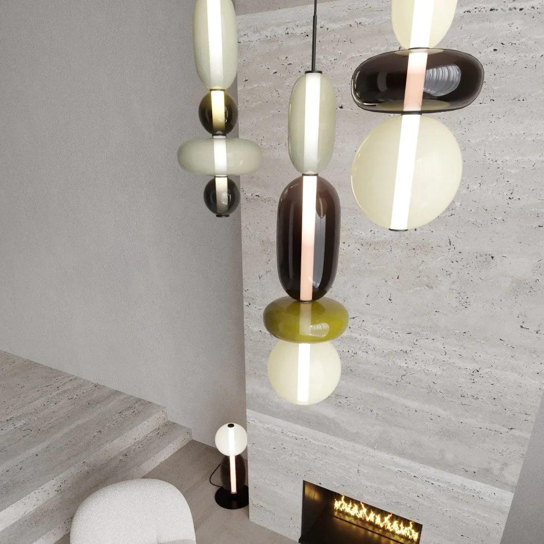 Candied Glass Pendant Light - Lumpaz