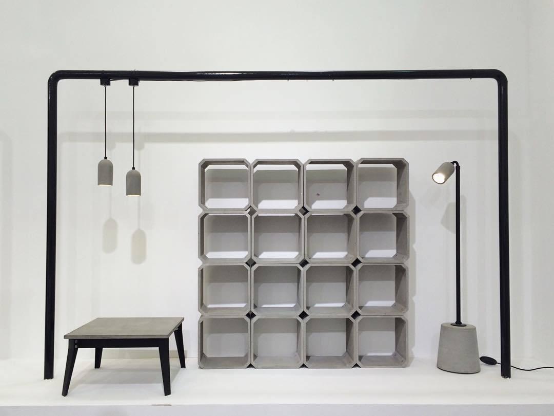 U Concrete Pendant Lamp - Lumpaz