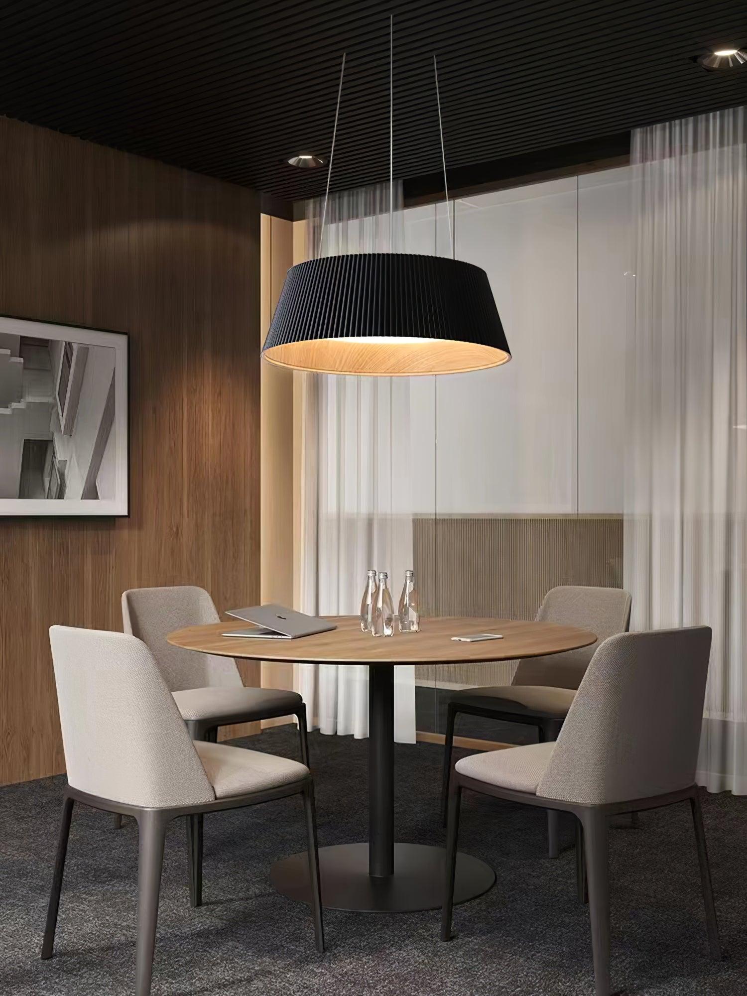 Modern Ribbed Pendant Light - Lumpaz