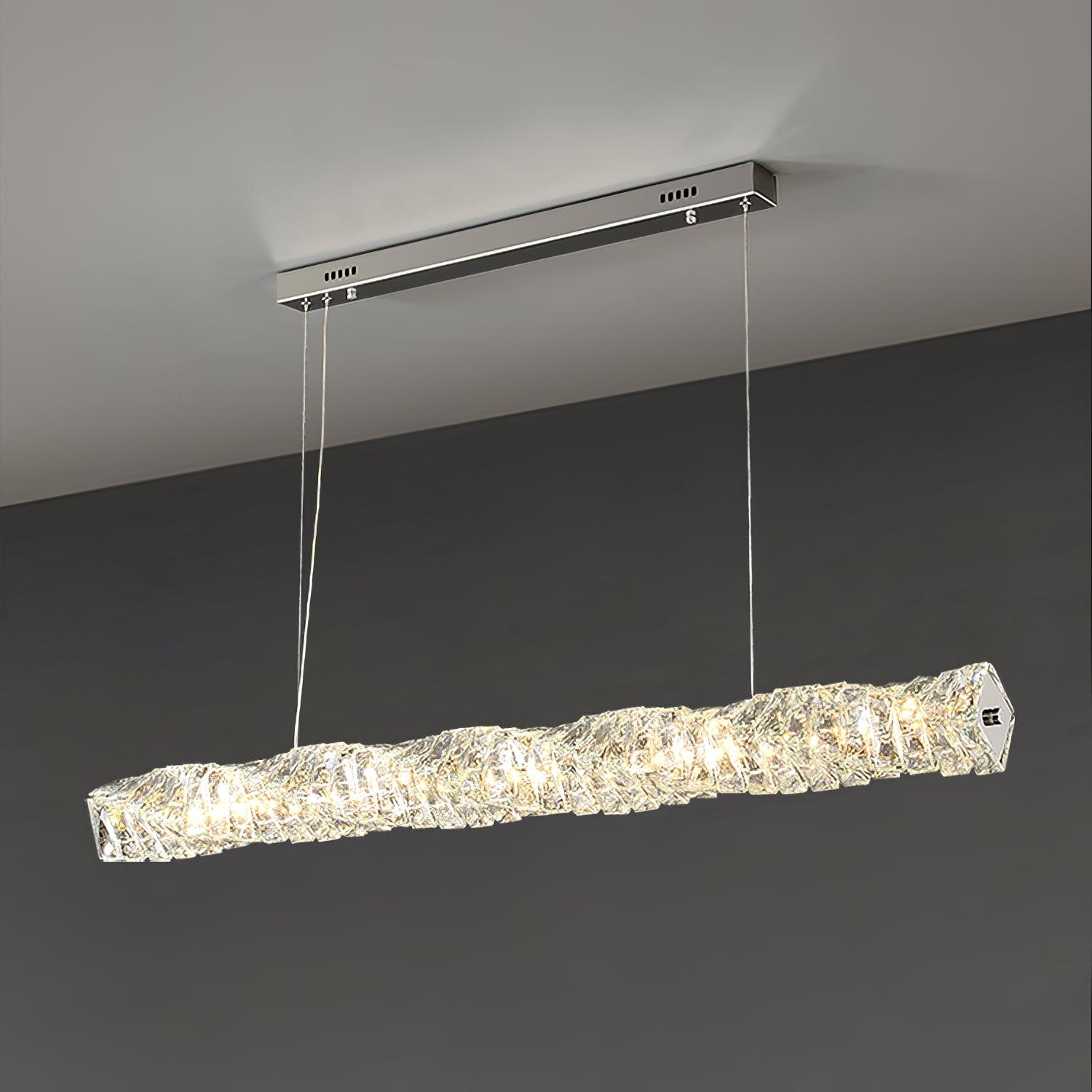 Long Crystal Pendant Lamp - Lumpaz