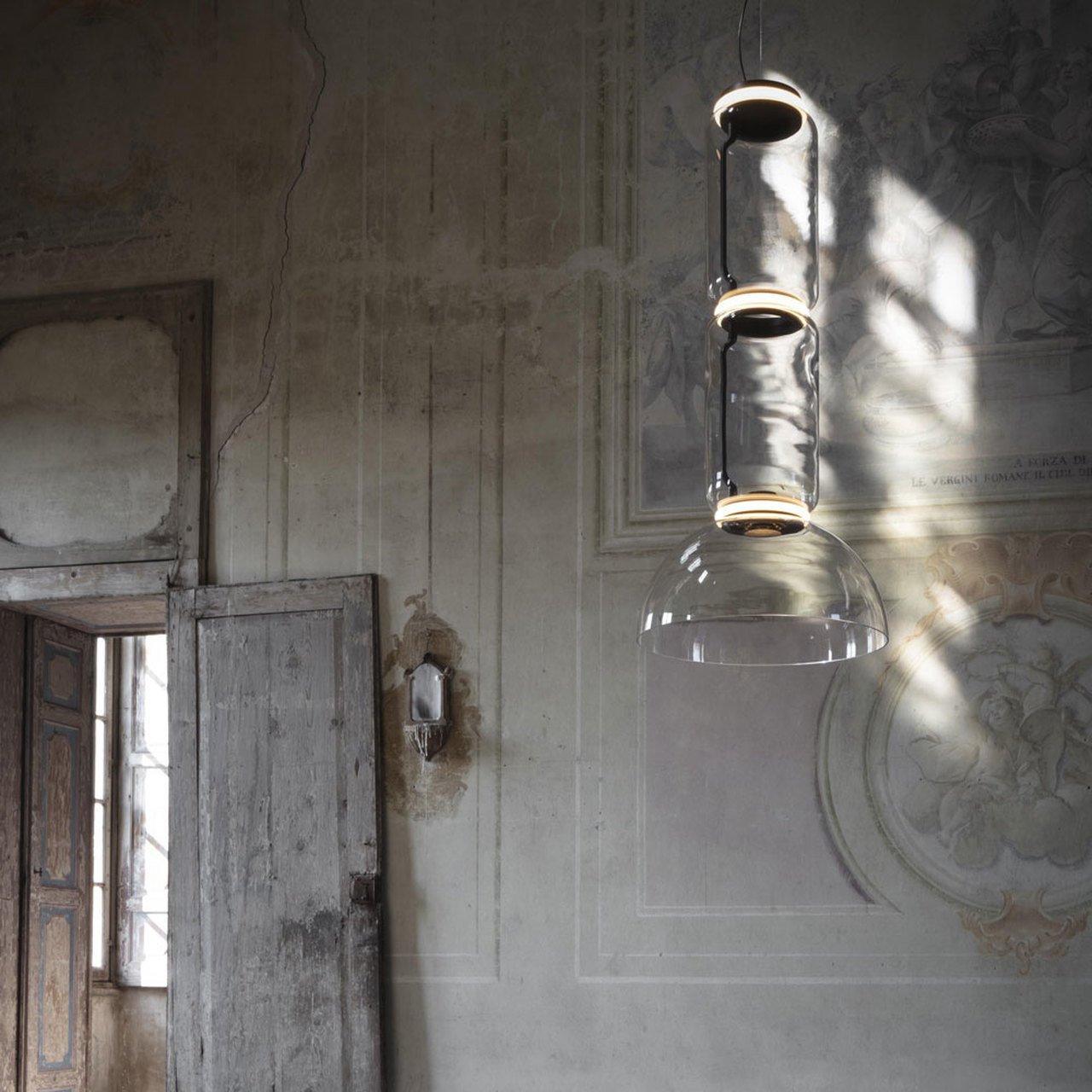 Cylindrical Glass Pendant Light - Lumpaz