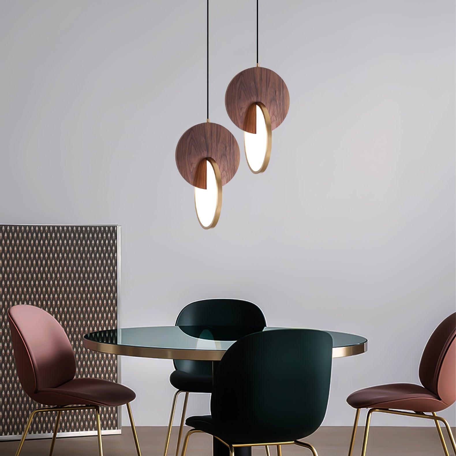 Double Disk Pendant Lamp - Lumpaz