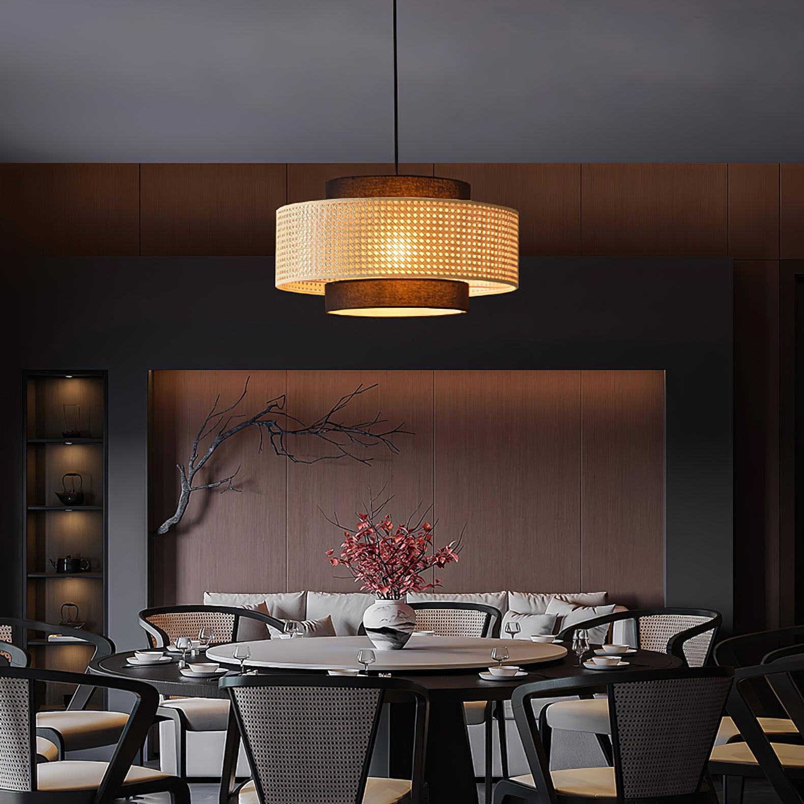 Drum Shade Pendant Light - Lumpaz