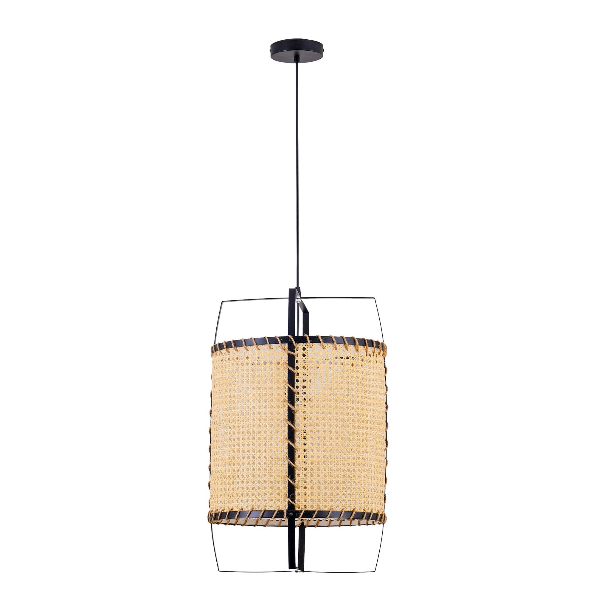 Rattan Cane Pendant Light - Lumpaz