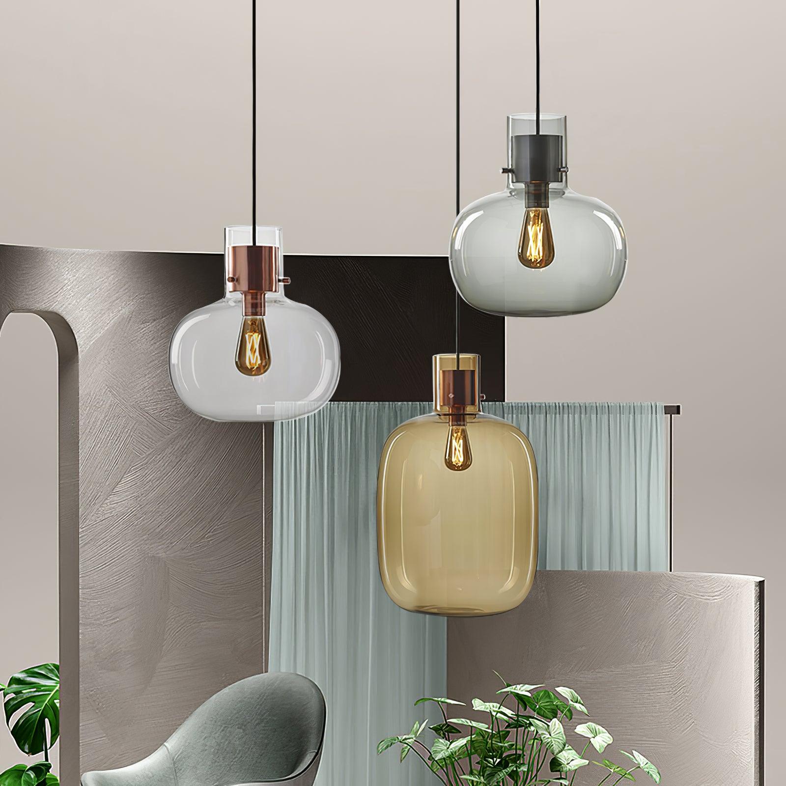 Cambre Glass Pendant Light - Lumpaz