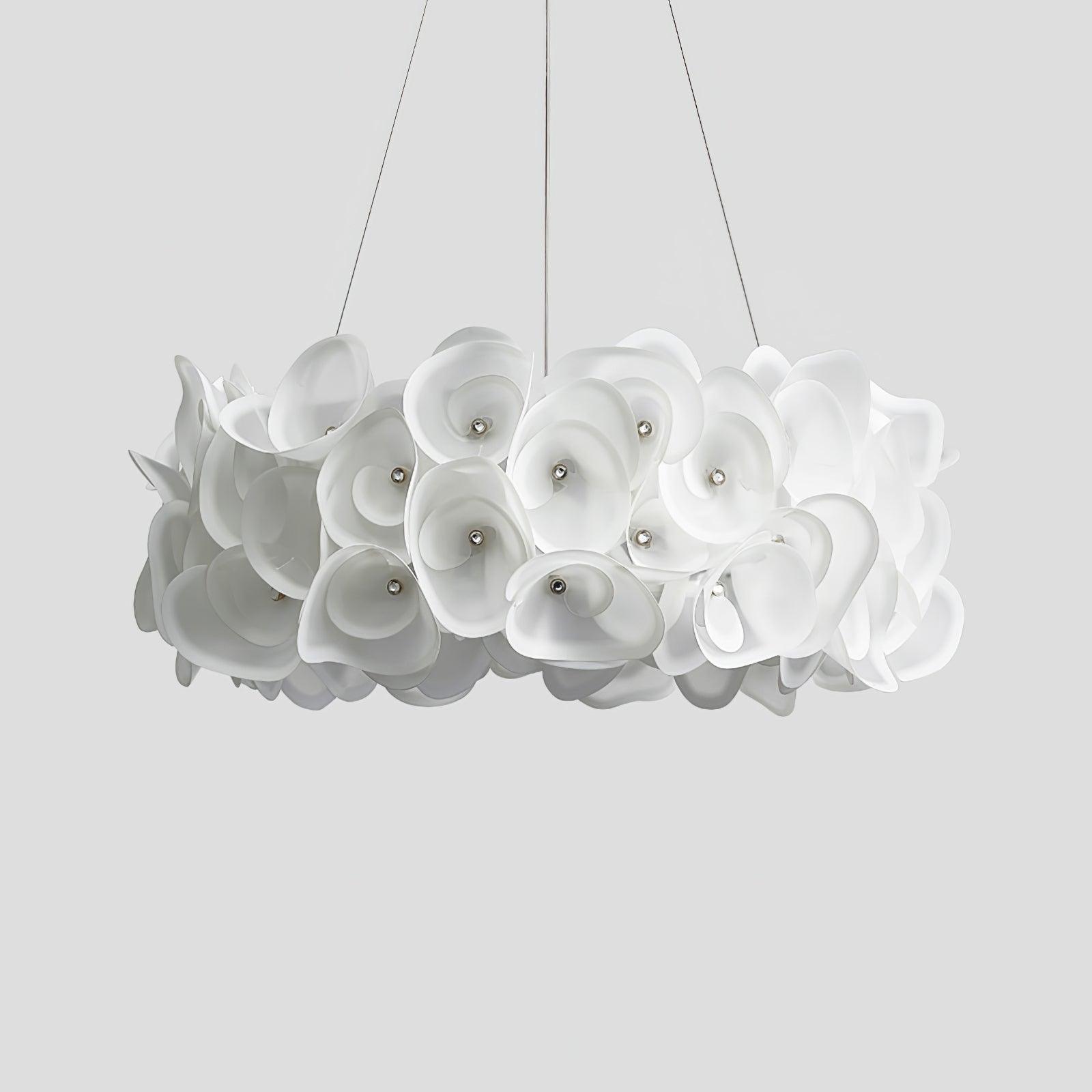 White Hydrangea Pendant Lamp - Lumpaz