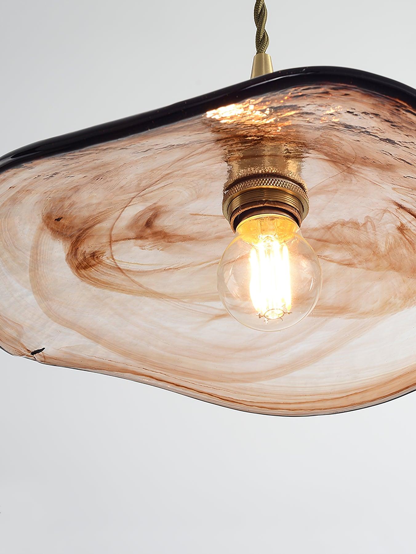 Flower Petal Glass Pendant Light - Lumpaz