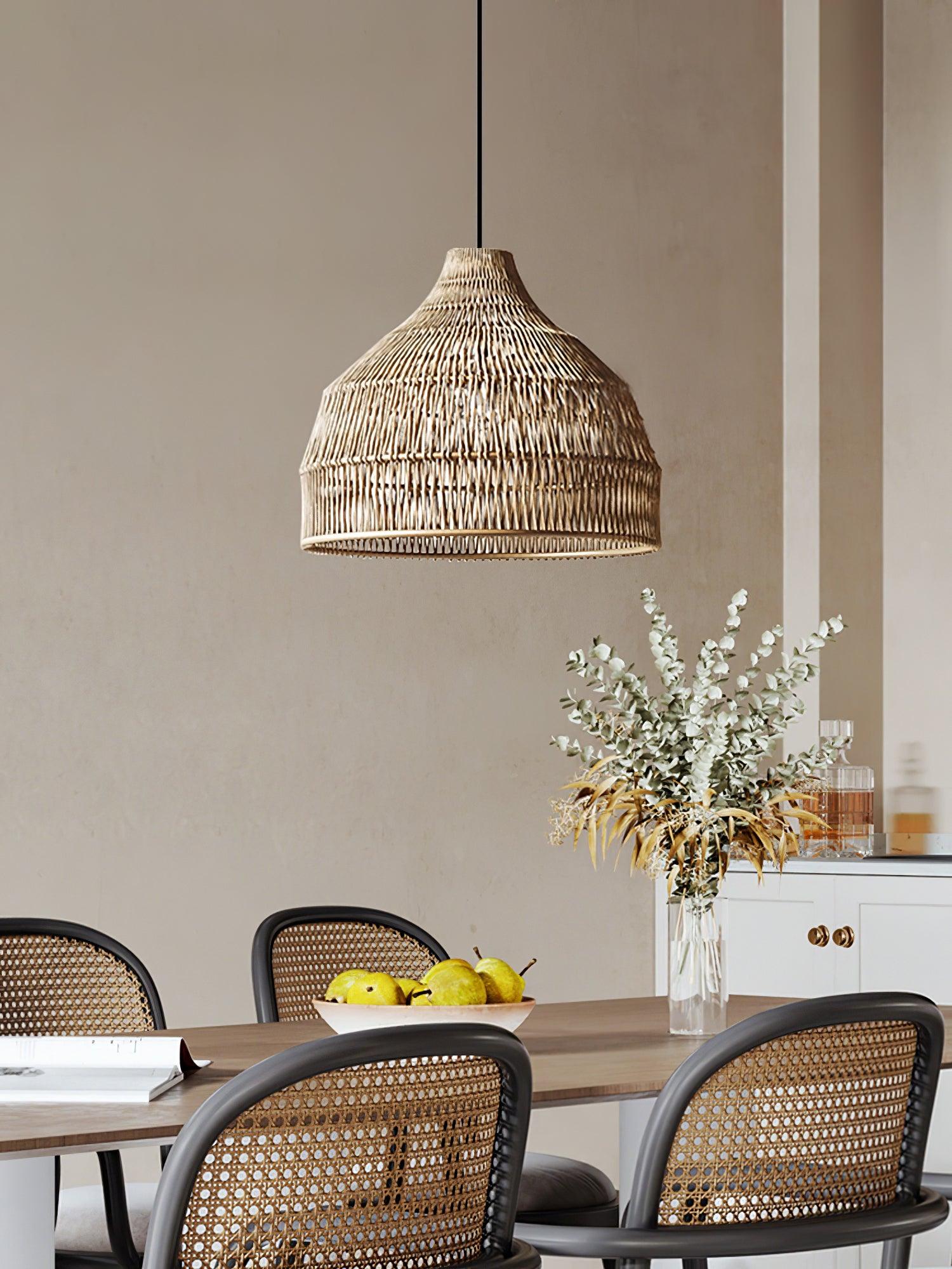 Hues Wicker Pendant Lamp - Lumpaz