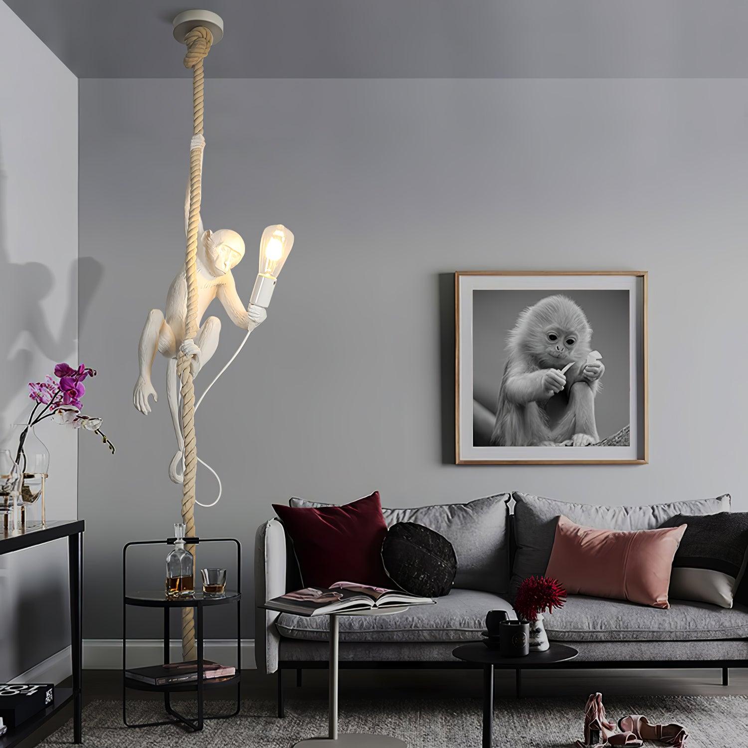 Monkey Pendant Lamp - Lumpaz
