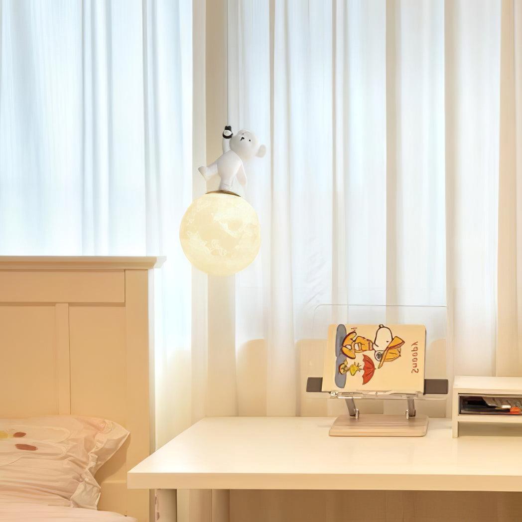 Animal And Moon Pendant Light - Lumpaz