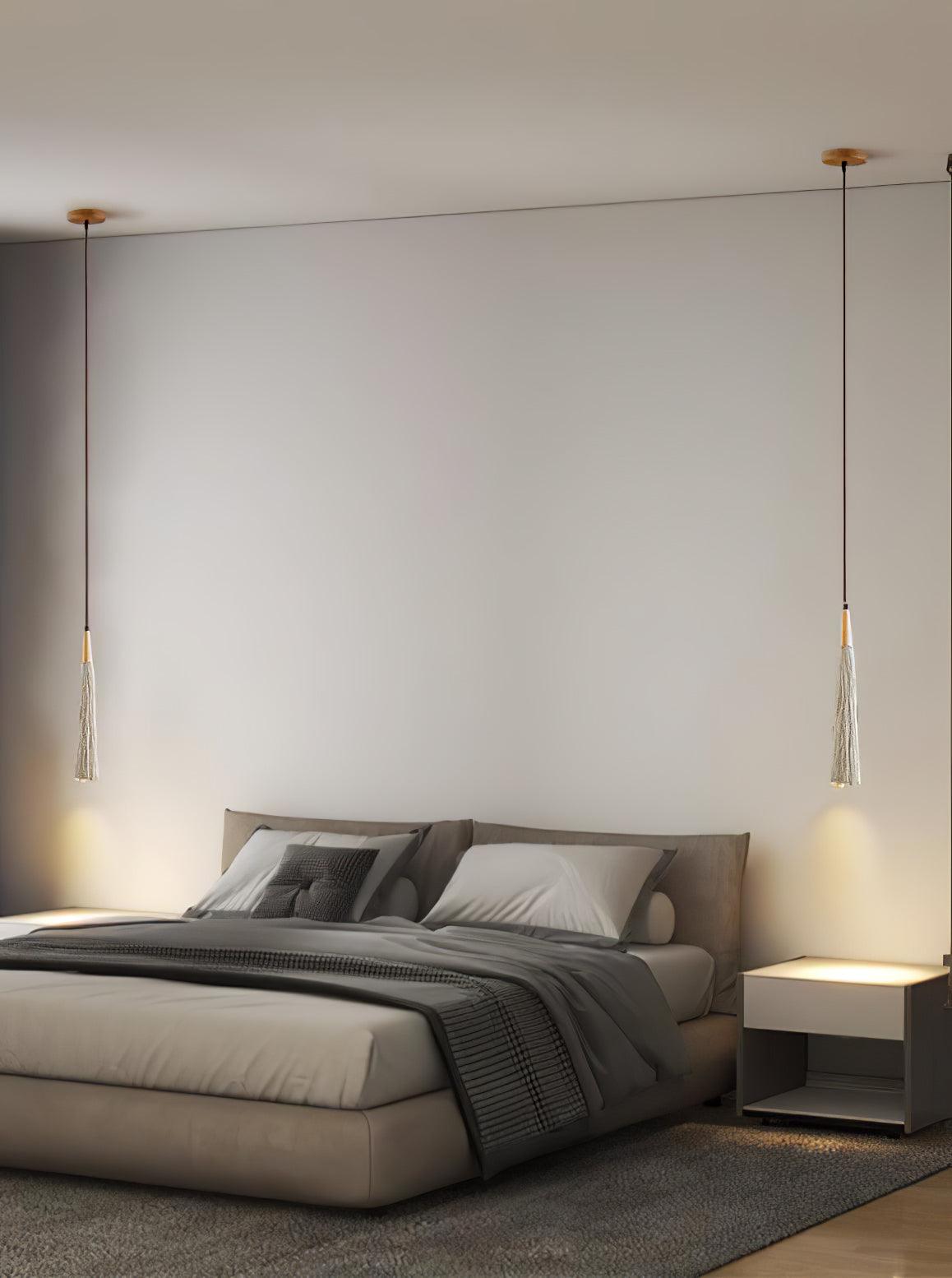 Concrete Pleated Pendant Lamp - Lumpaz