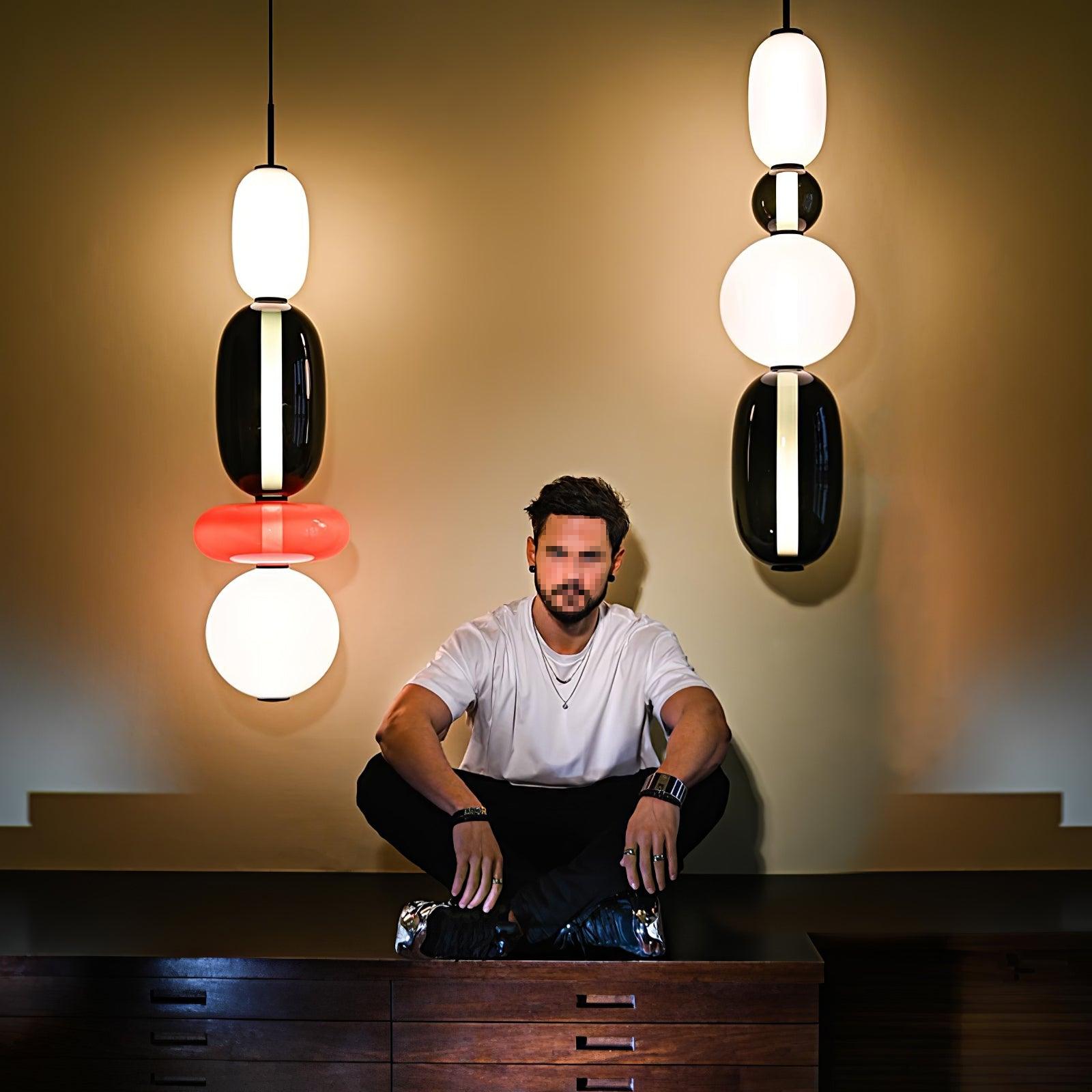 Candied Glass Pendant Light - Lumpaz