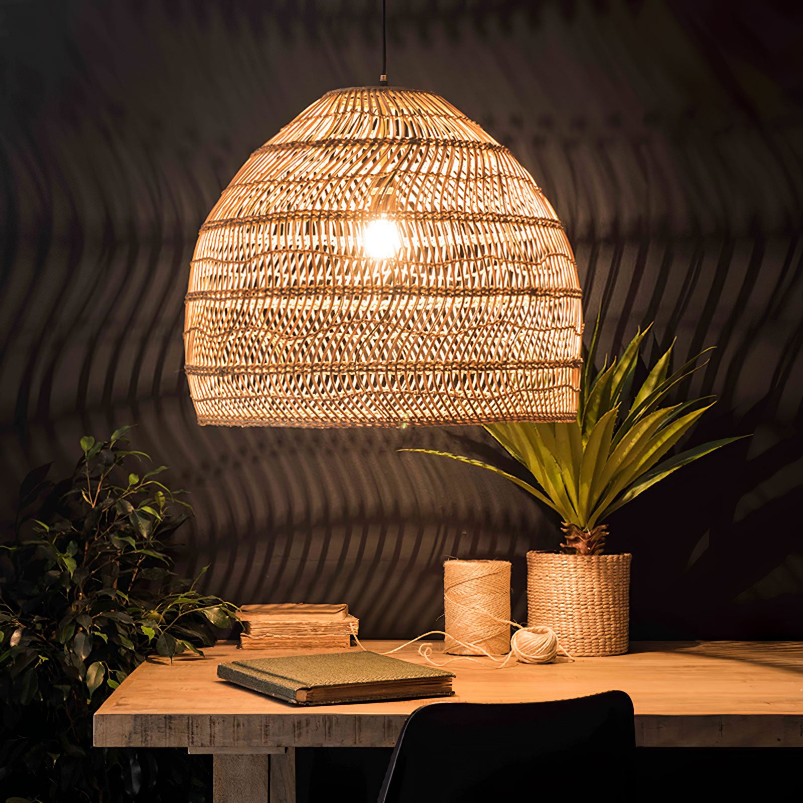 Wicker Pendant Lamp - Lumpaz