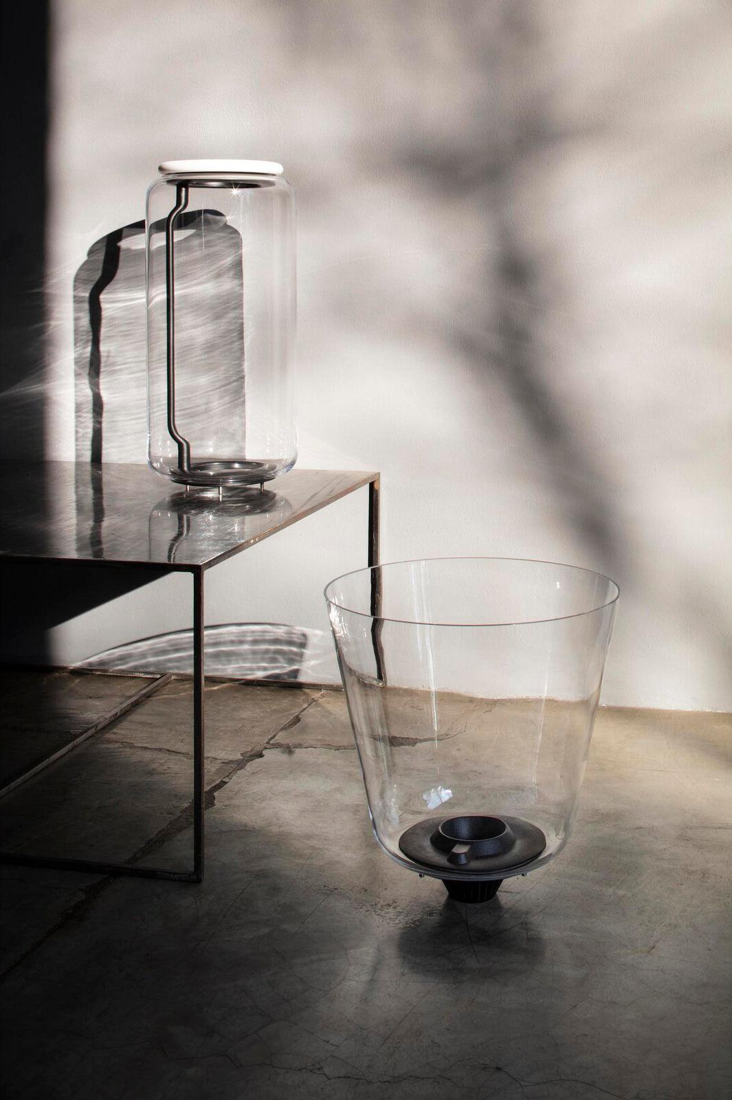 Cylindrical Glass Pendant Light - Lumpaz