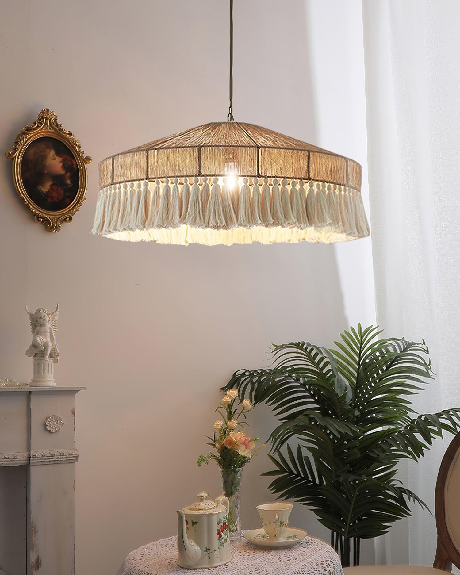 Bohemian Fringe Pendant Lamp - Lumpaz
