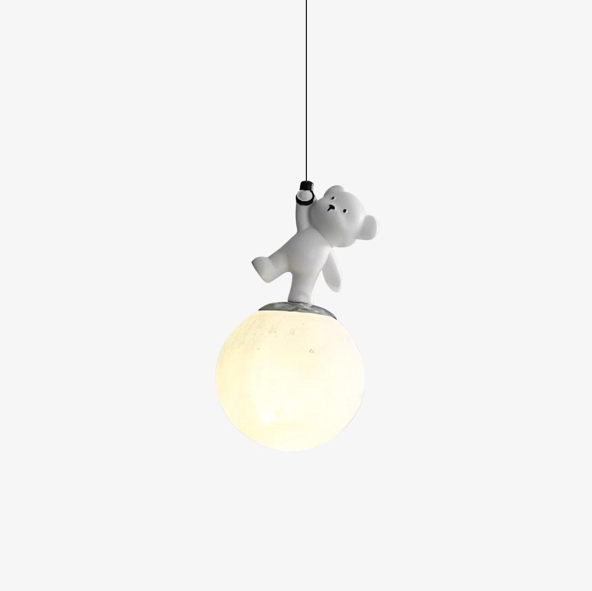 Animal And Moon Pendant Light - Lumpaz