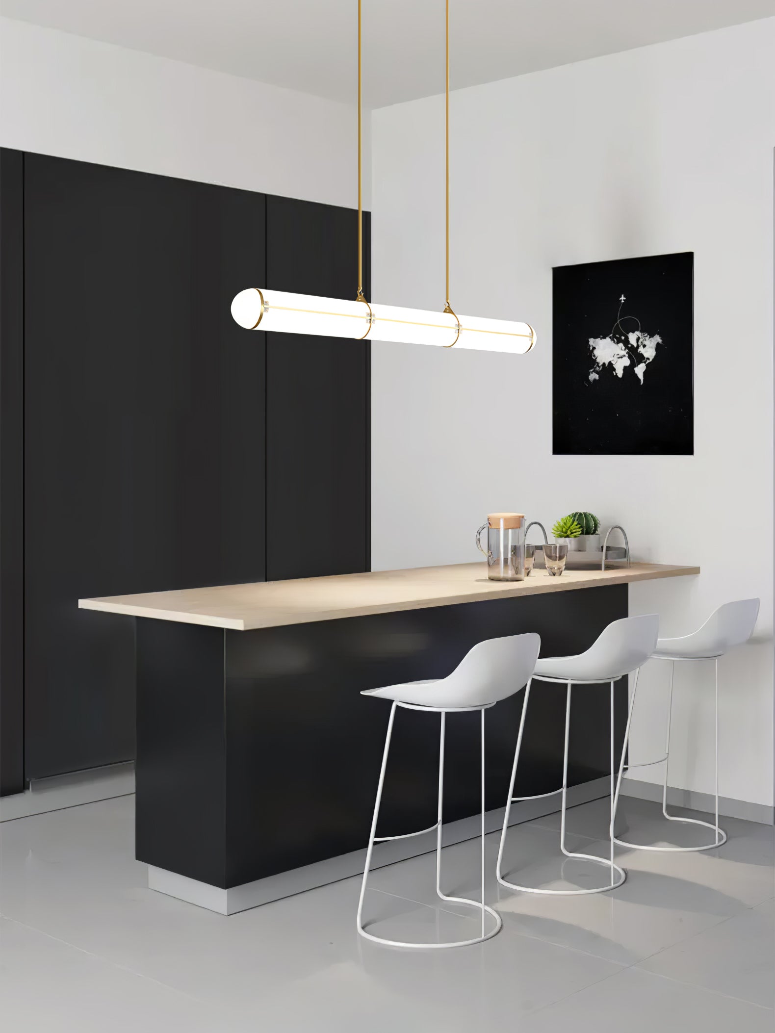 Cylindrical Endless Pendant Light - Lumpaz