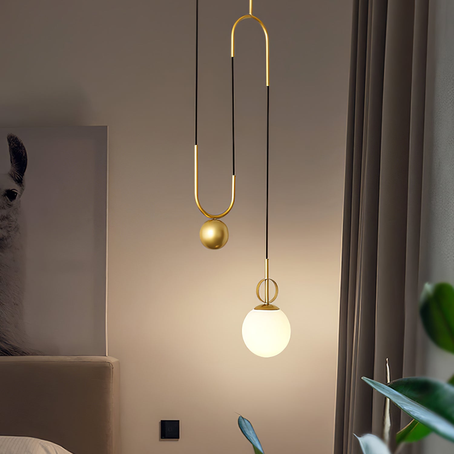 Glass Ball Pendant Lamp - Lumpaz