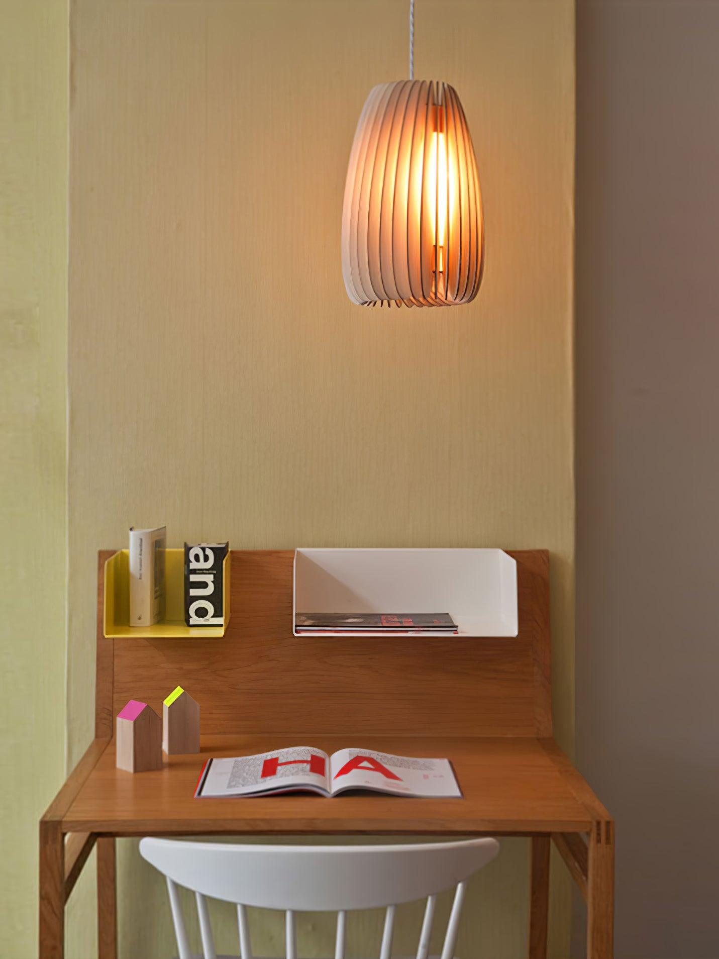 Wooden Orb Pendant Lamp - Lumpaz