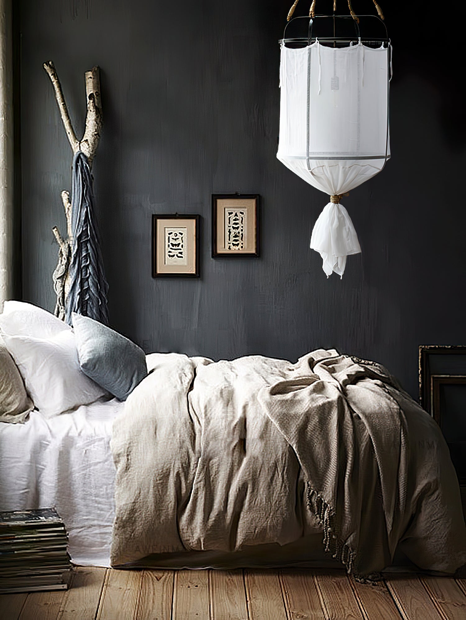 Provence Linen Pendant Light - Lumpaz