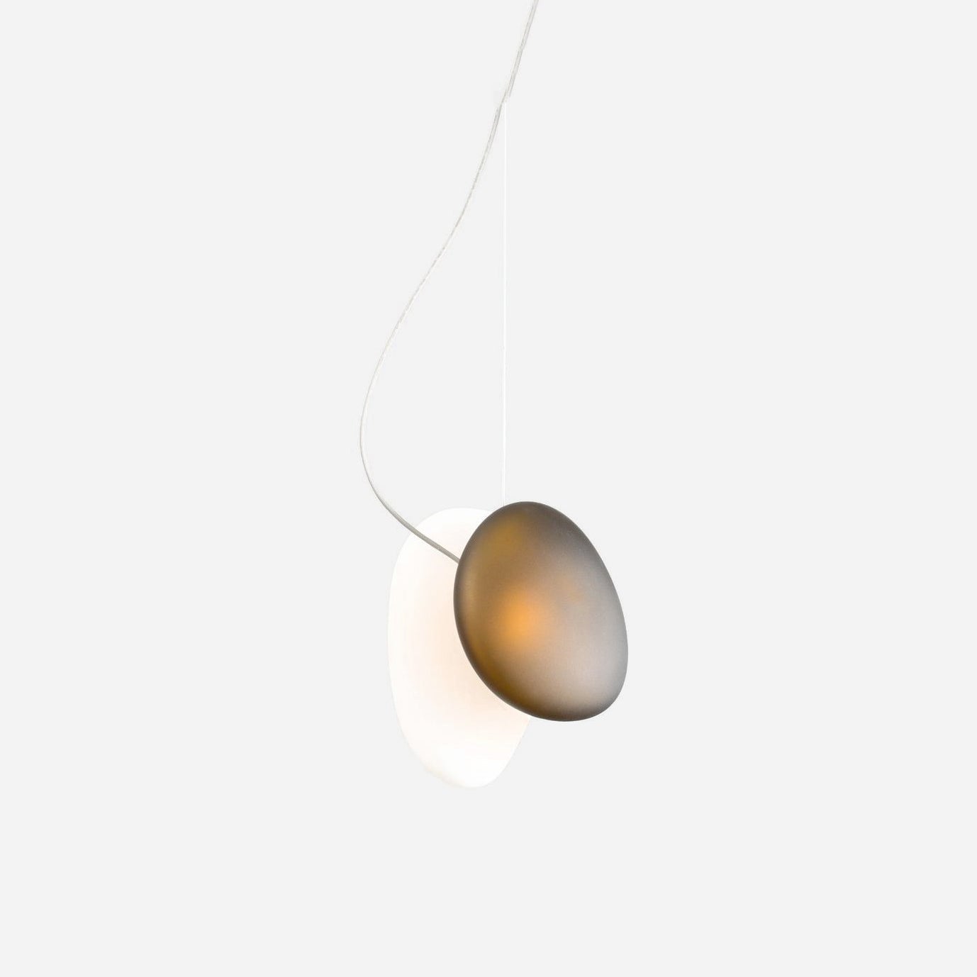Translucent Frosted Glass Pendant Light - Lumpaz