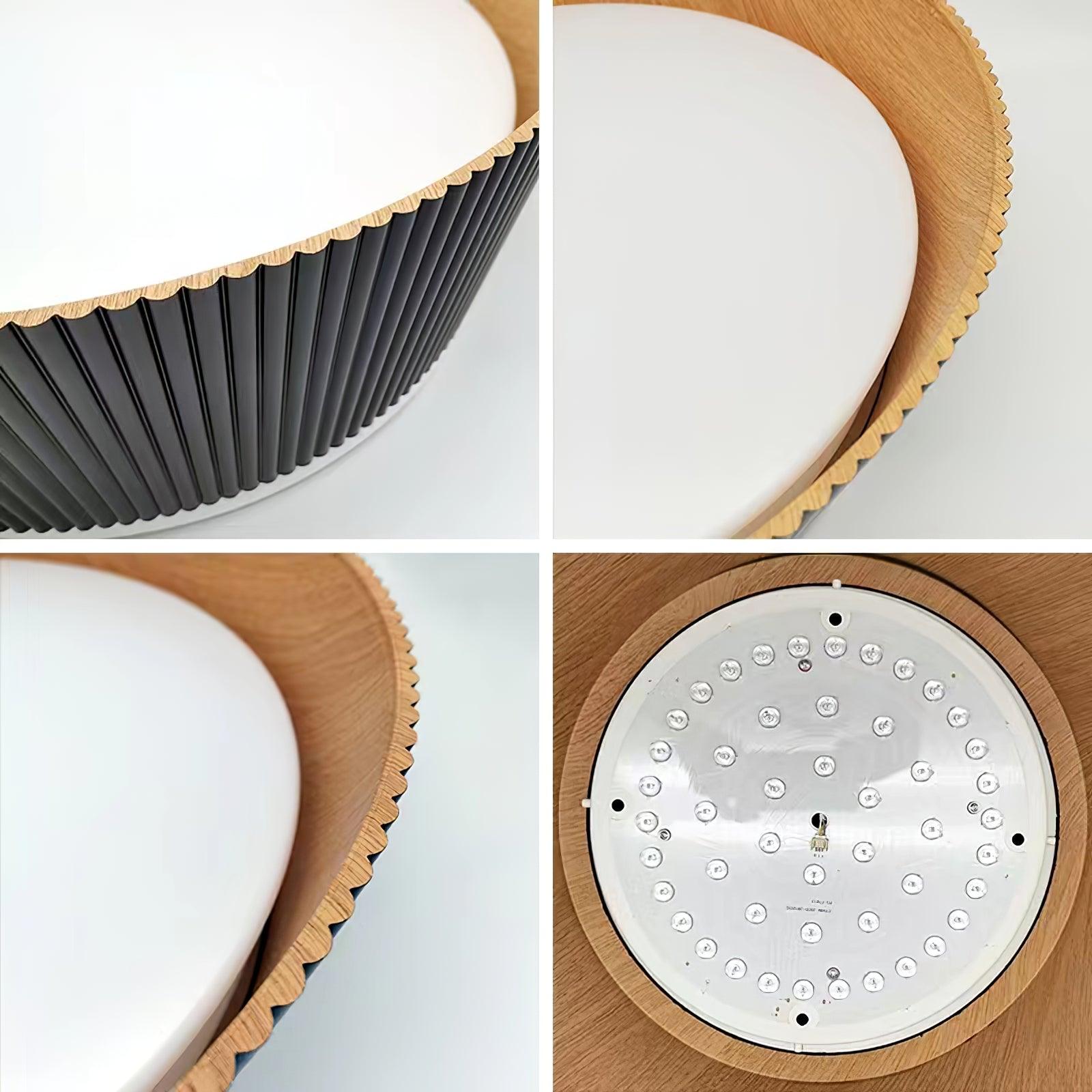 Modern Ribbed Pendant Light - Lumpaz