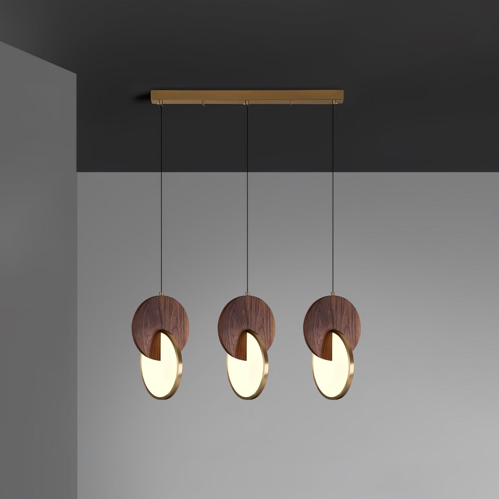 Double Disk Pendant Lamp - Lumpaz